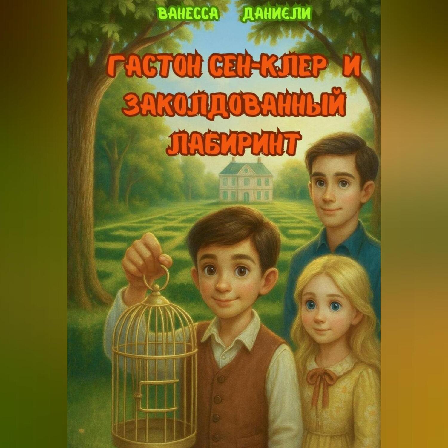 Обложка книги «Гастон Сен-Клер и Заколдованный лабиринт»