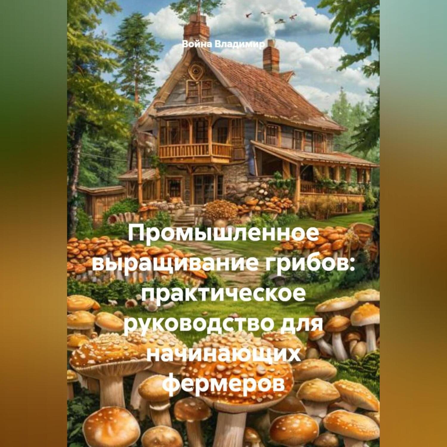 Обложка книги «Промышленное выращивание грибов: практическое руководство для начинающих фермеров»