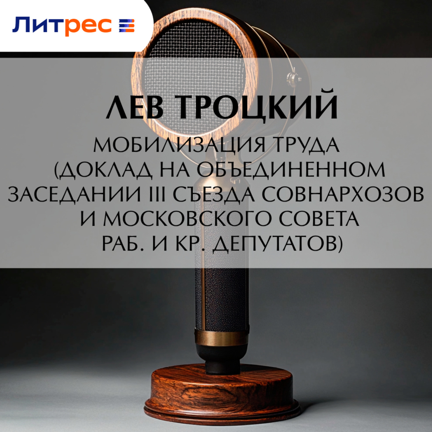 Обложка книги «Мобилизация труда (доклад на объединенном заседании III Съезда совнархозов и Московского совета раб. и кр. депутатов)»