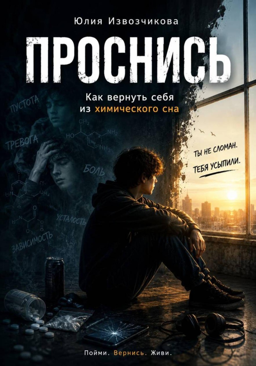 Обложка книги «ПРОСНИСЬ. Как вернуть себя из химического сна»