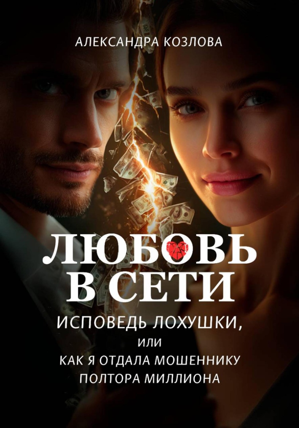 Обложка книги «Любовь в сети. Исповедь лохушки, или Как я отдала мошеннику полтора миллиона»