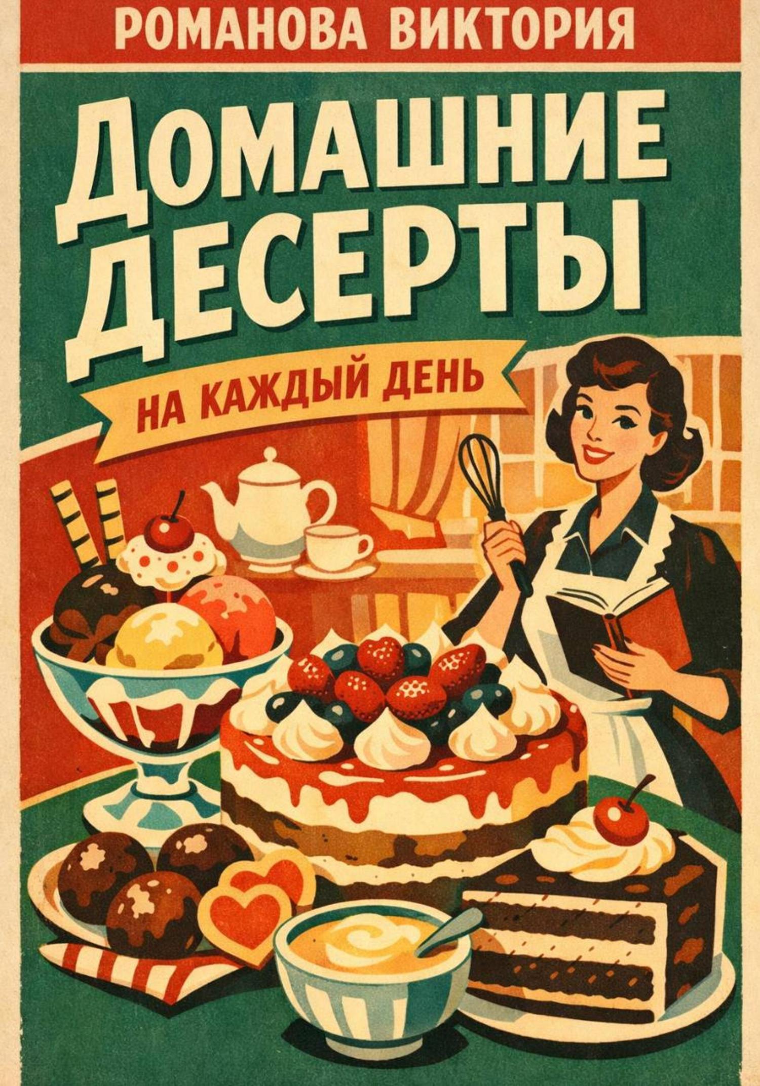 Обложка книги «Домашние десерты на каждый день»