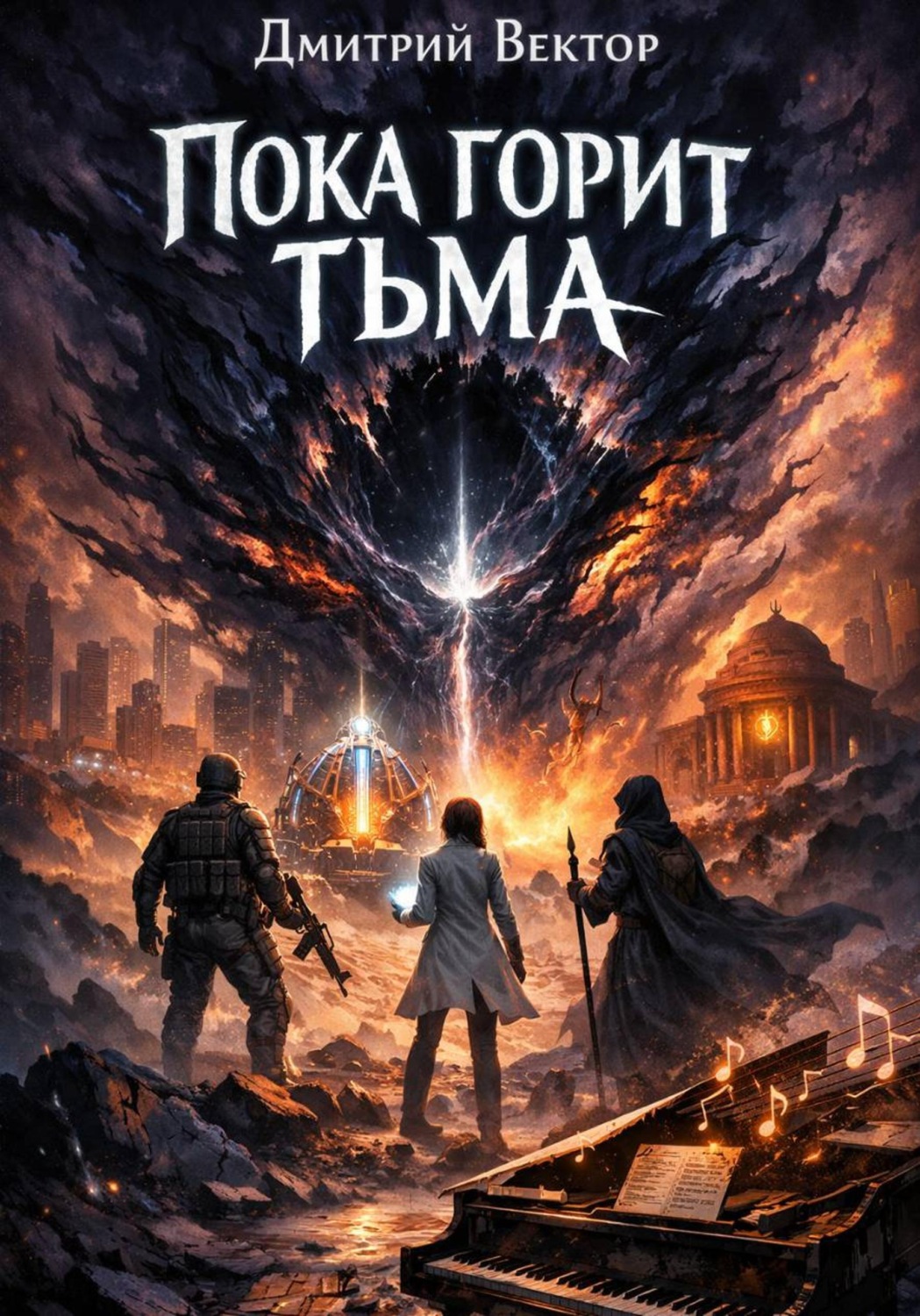 Обложка книги «Пока горит тьма»
