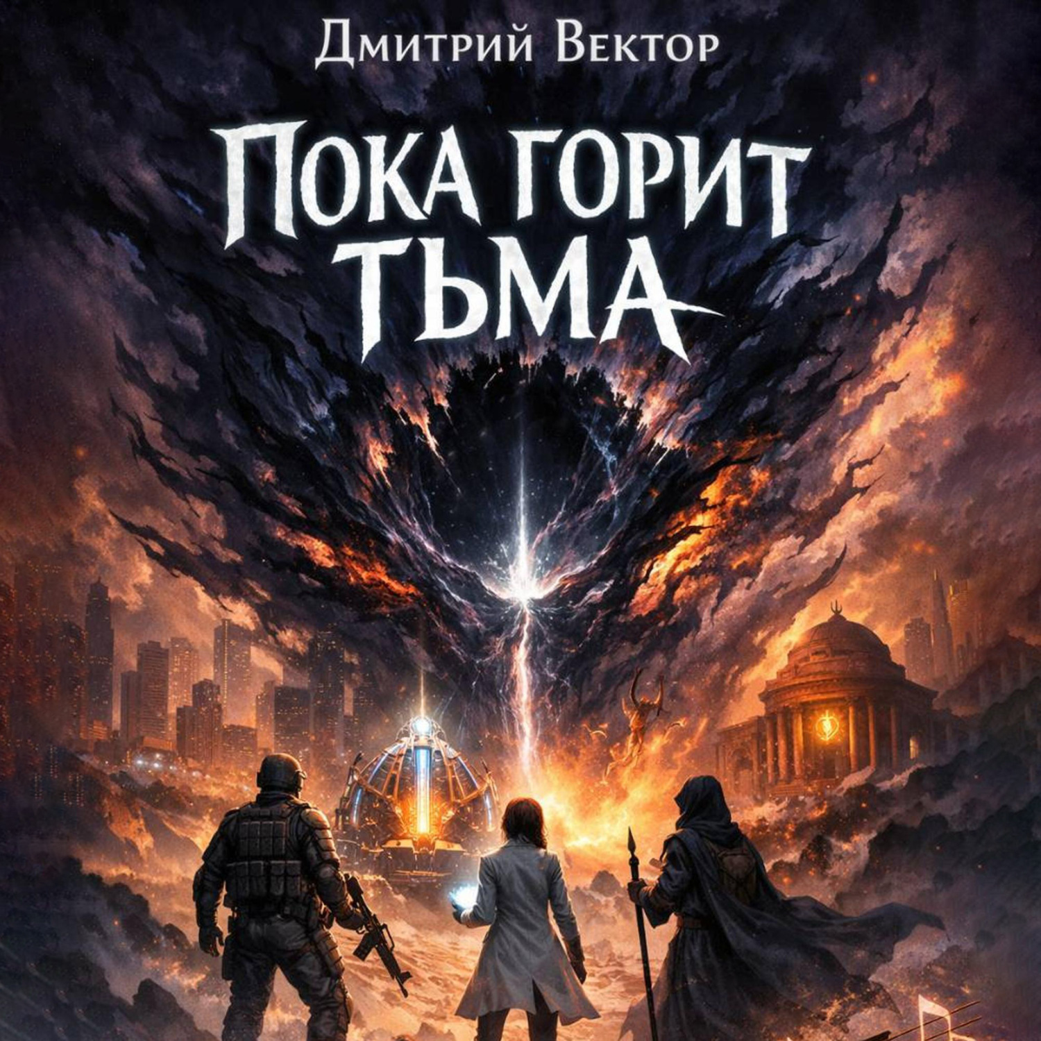Обложка книги «Пока горит тьма»