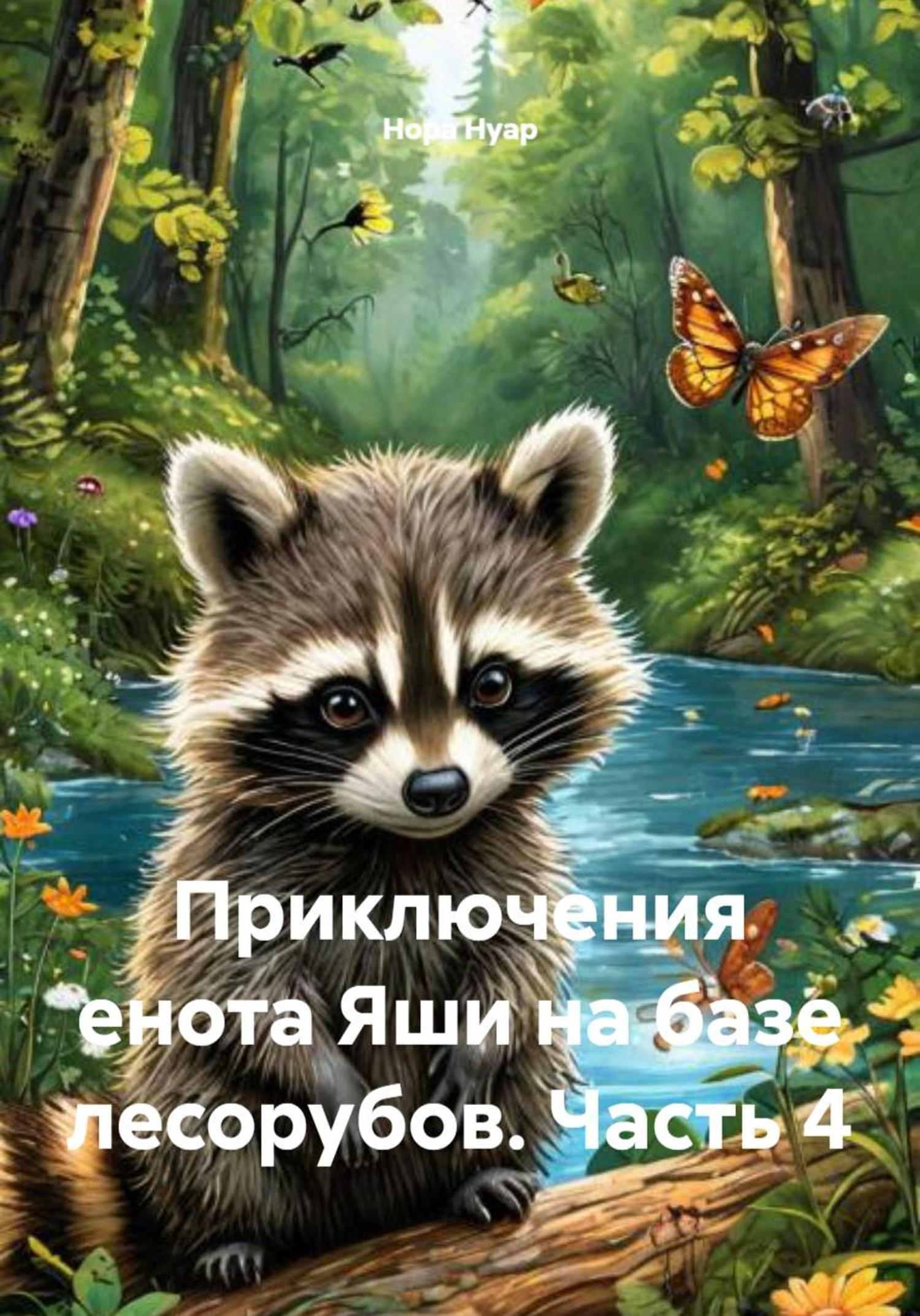 Обложка книги «Приключения енота Яши на базе лесорубов. Часть 4»