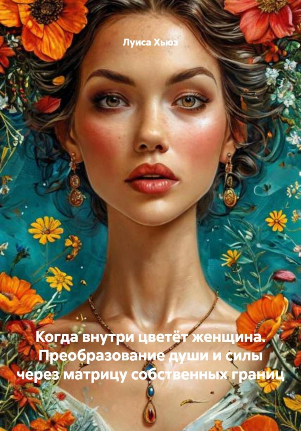 Обложка книги «Когда внутри цветёт женщина. Преобразование души и силы через матрицу собственных границ»