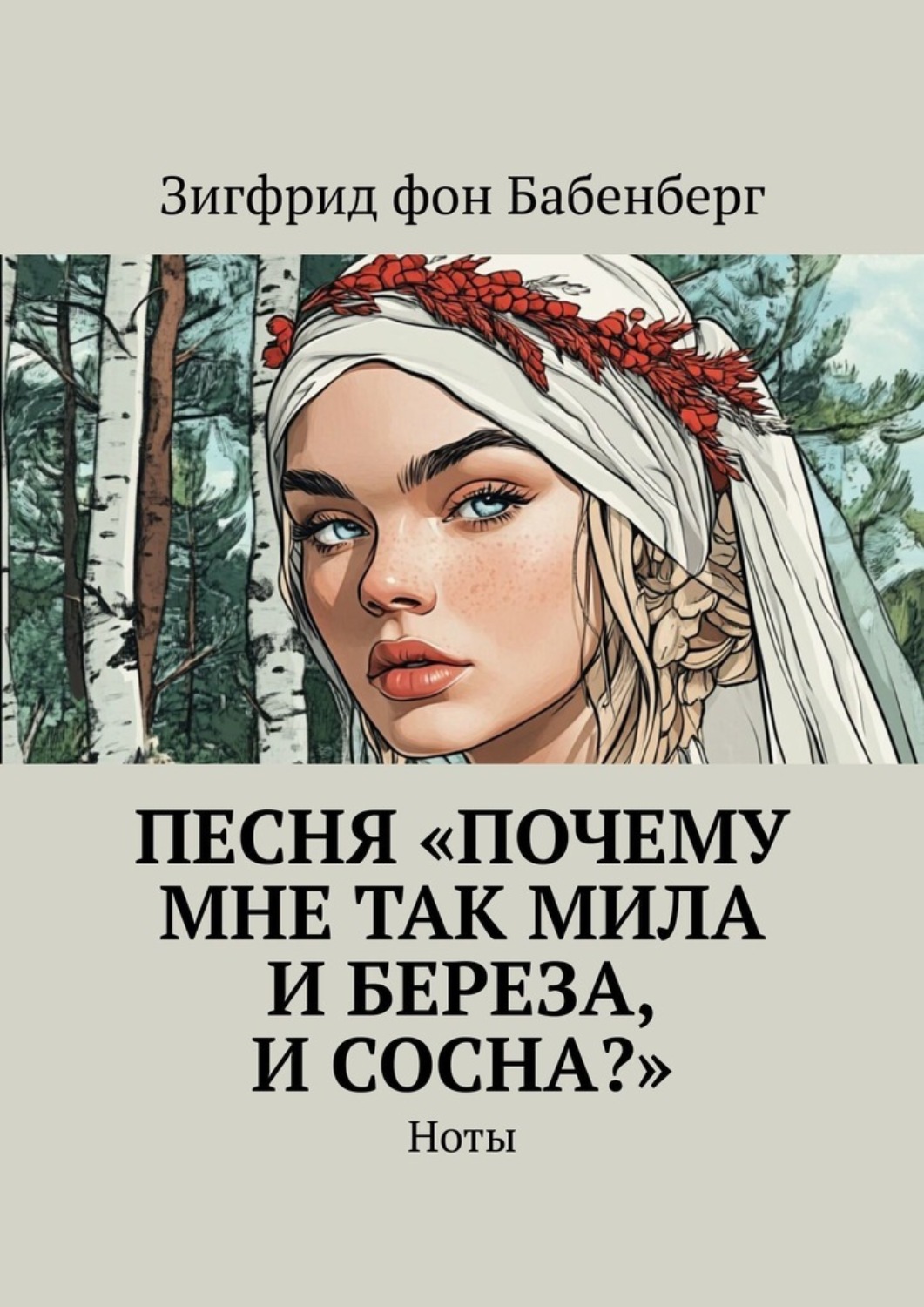 Обложка книги «Песня «Почему мне так мила и береза, и сосна?». Ноты»