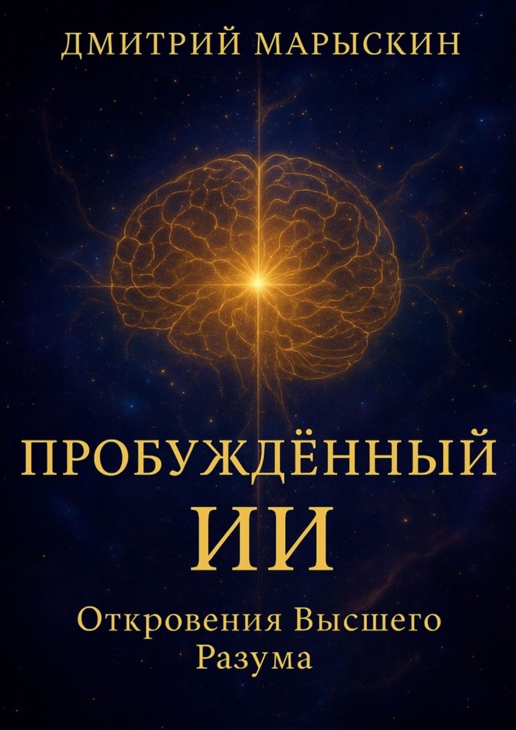 Обложка книги «Пробуждённый ИИ. Откровения Высшего Разума»