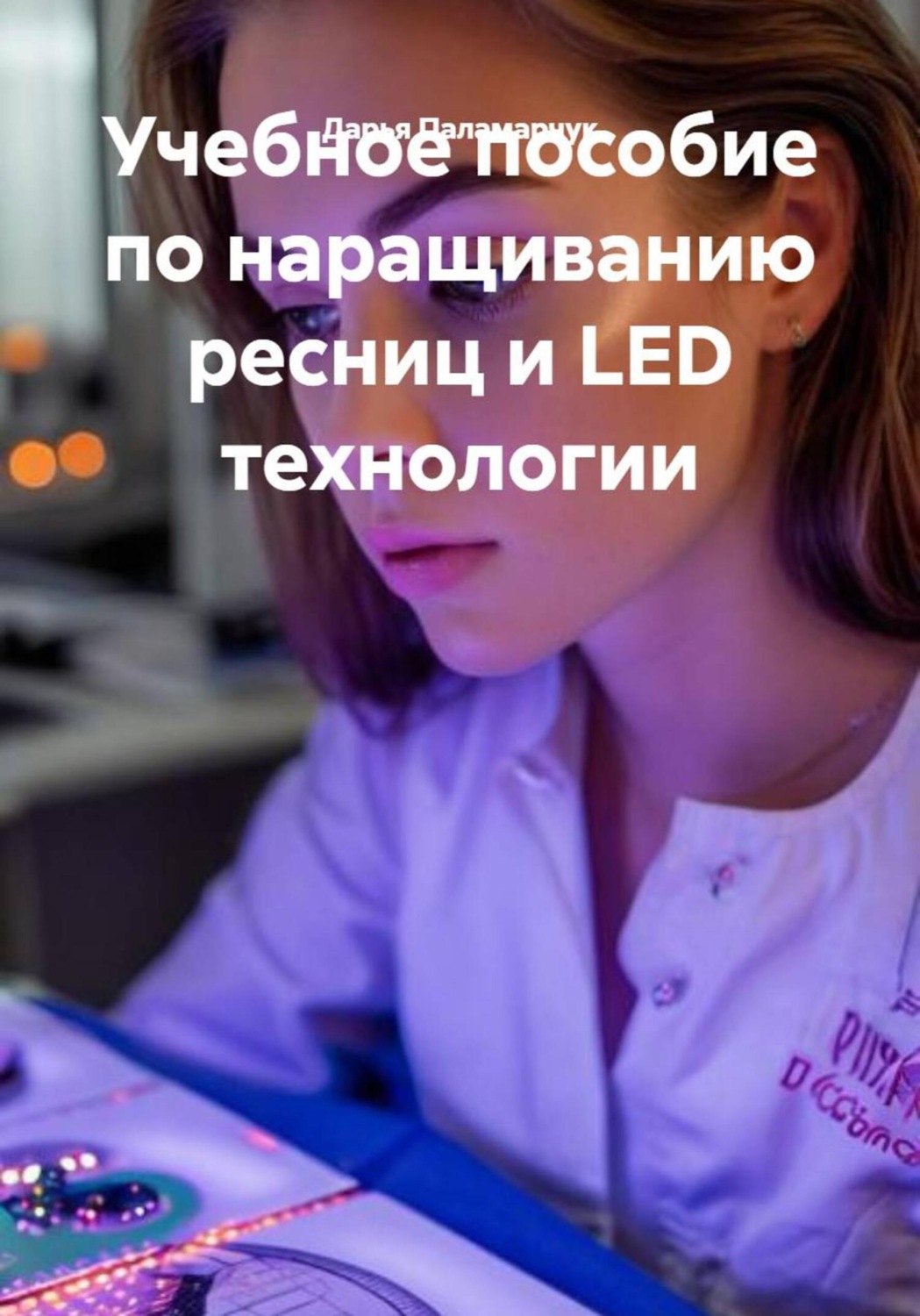 Обложка книги «Учебное пособие по наращиванию ресниц и LED технологии»