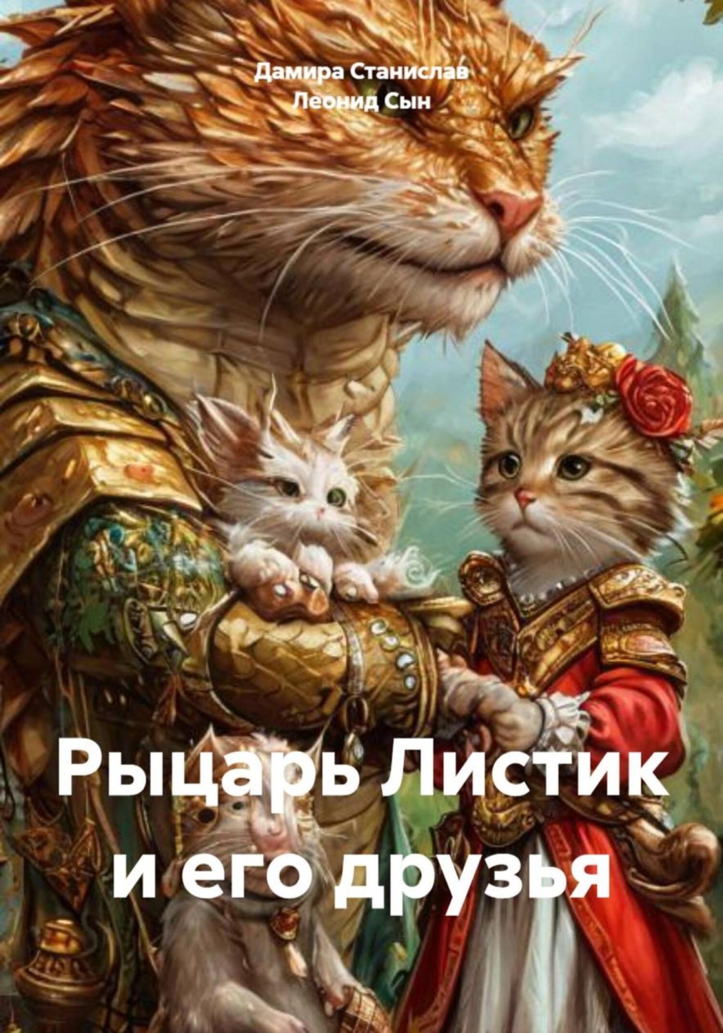 Обложка книги «Рыцарь Листик и его друзья»