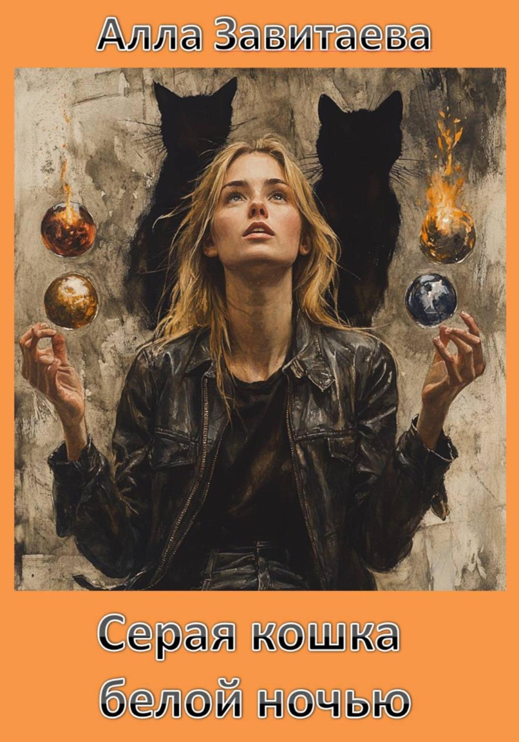 Обложка книги «Серая кошка белой ночью»