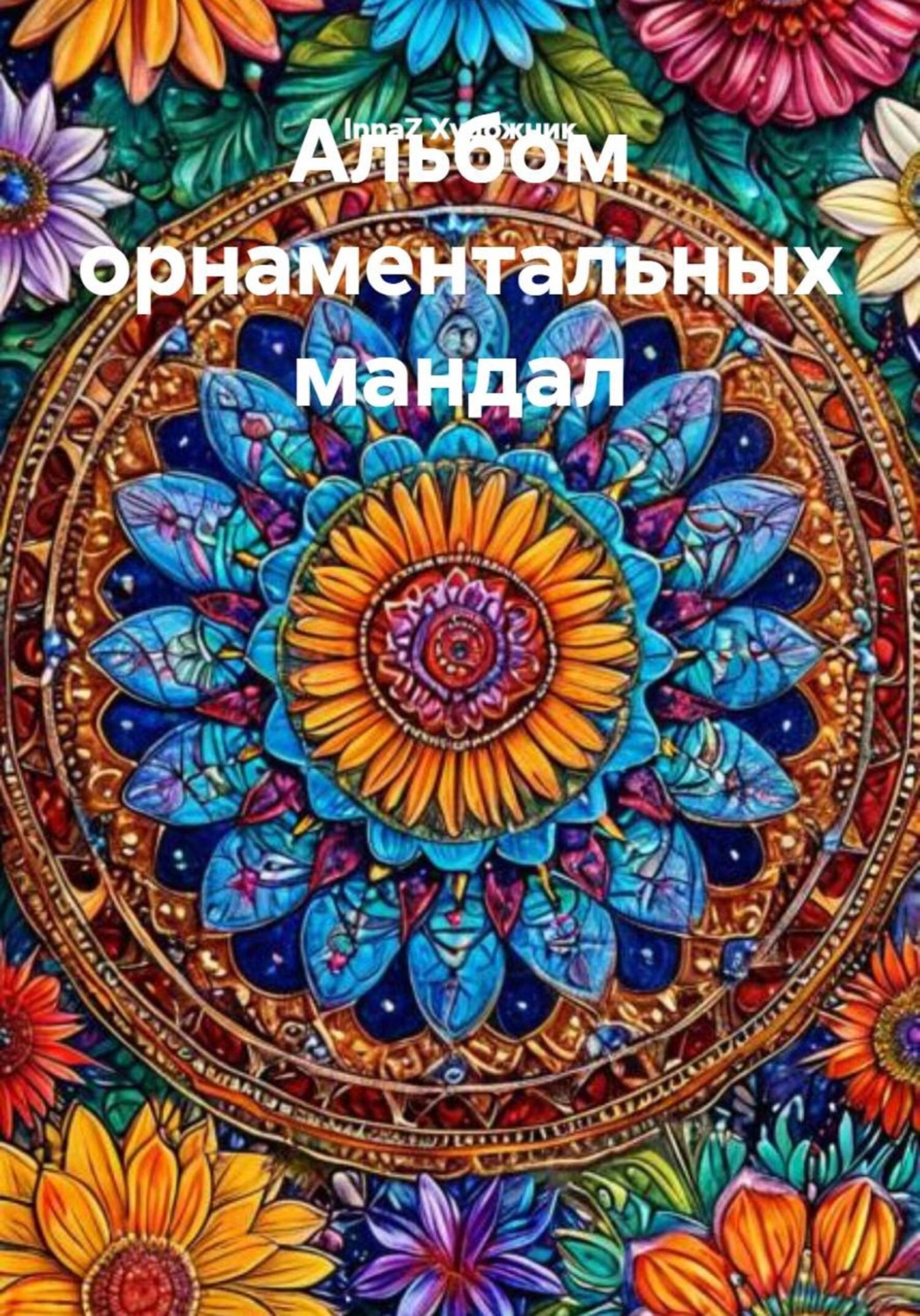 Обложка книги «Альбом орнаментальных мандал»