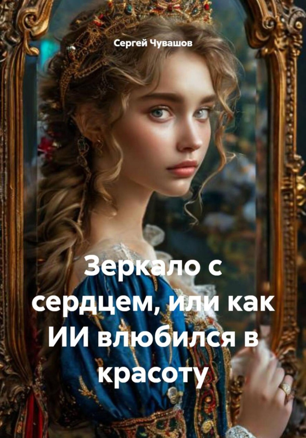 Обложка книги «Зеркало с сердцем, или как ИИ влюбился в красоту»