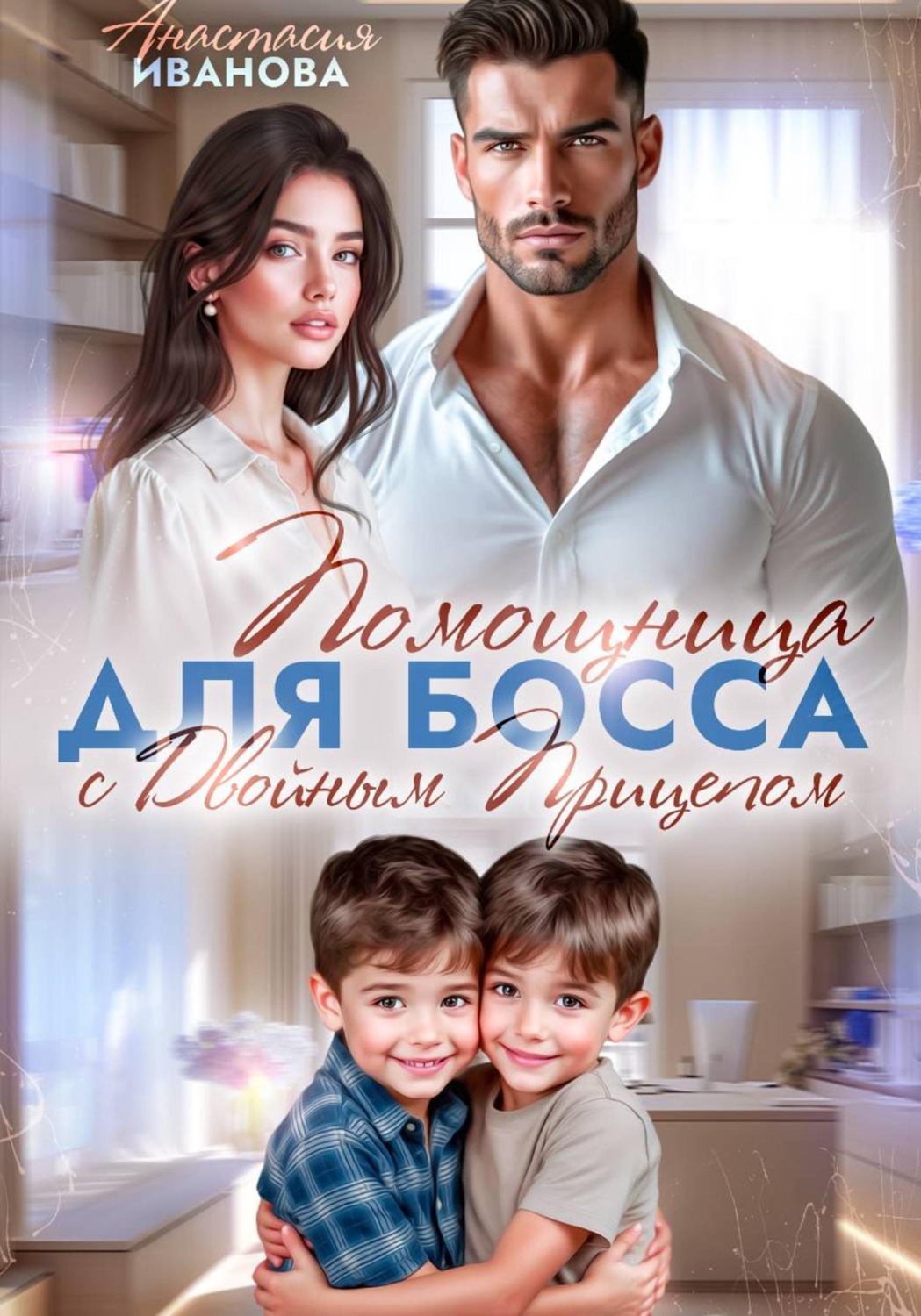 Обложка книги «Помощница для босса с двойным прицепом»