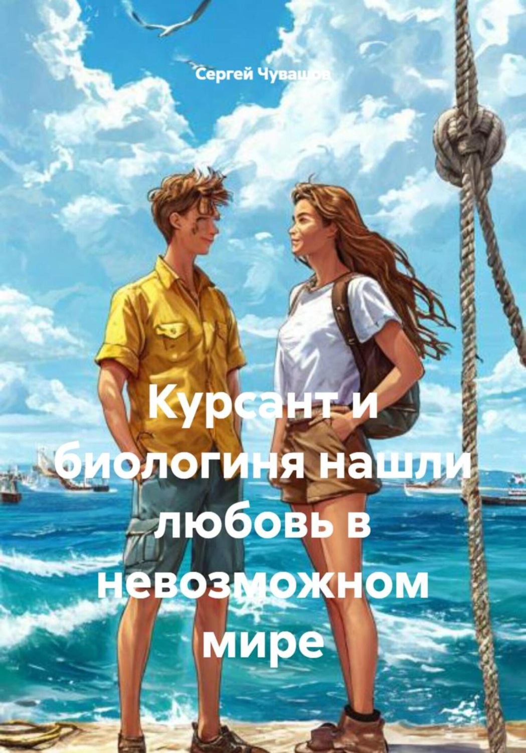 Обложка книги «Курсант и биологиня нашли любовь в невозможном мире»