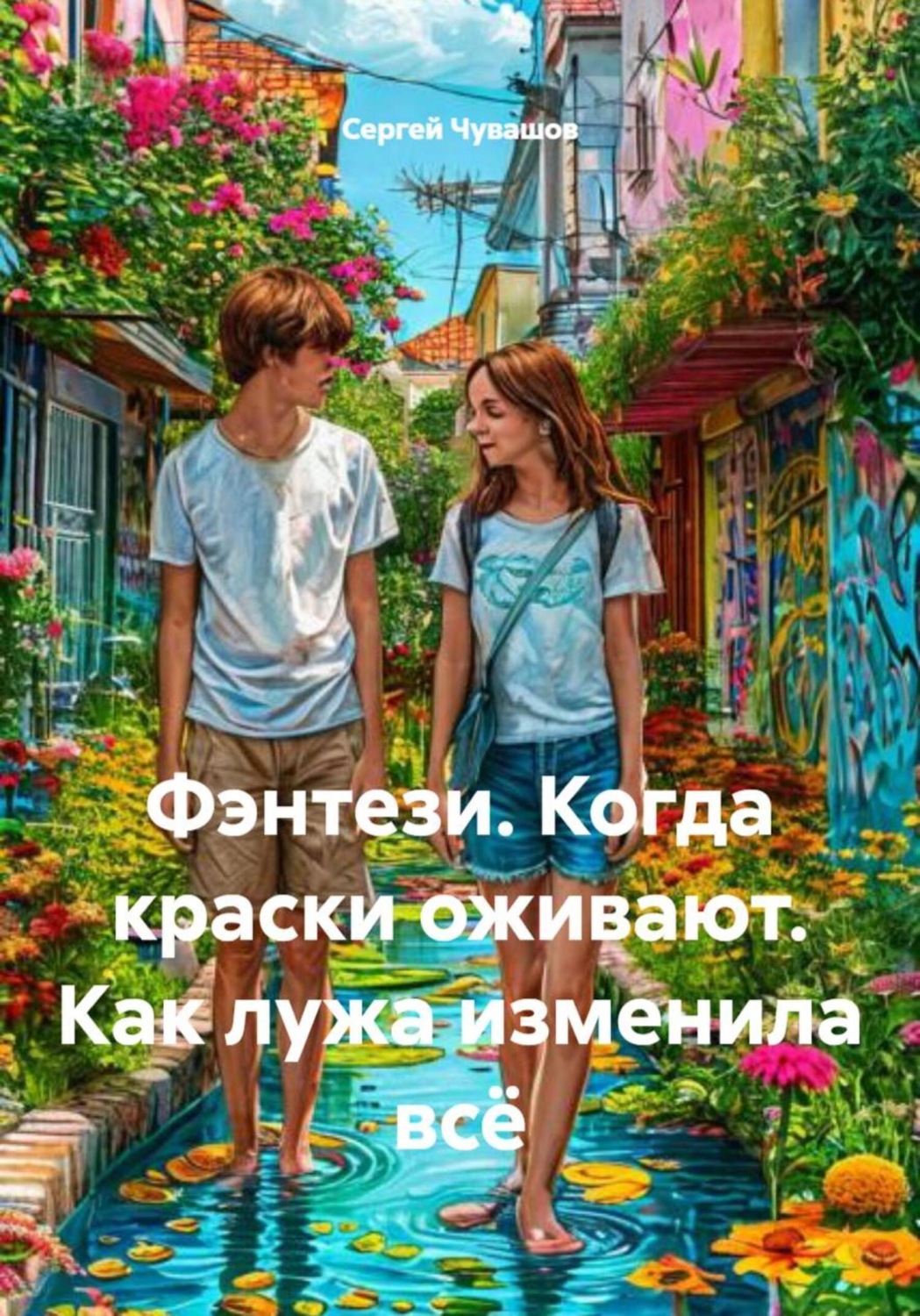 Обложка книги «Фэнтези. Когда краски оживают. Как лужа изменила всё»
