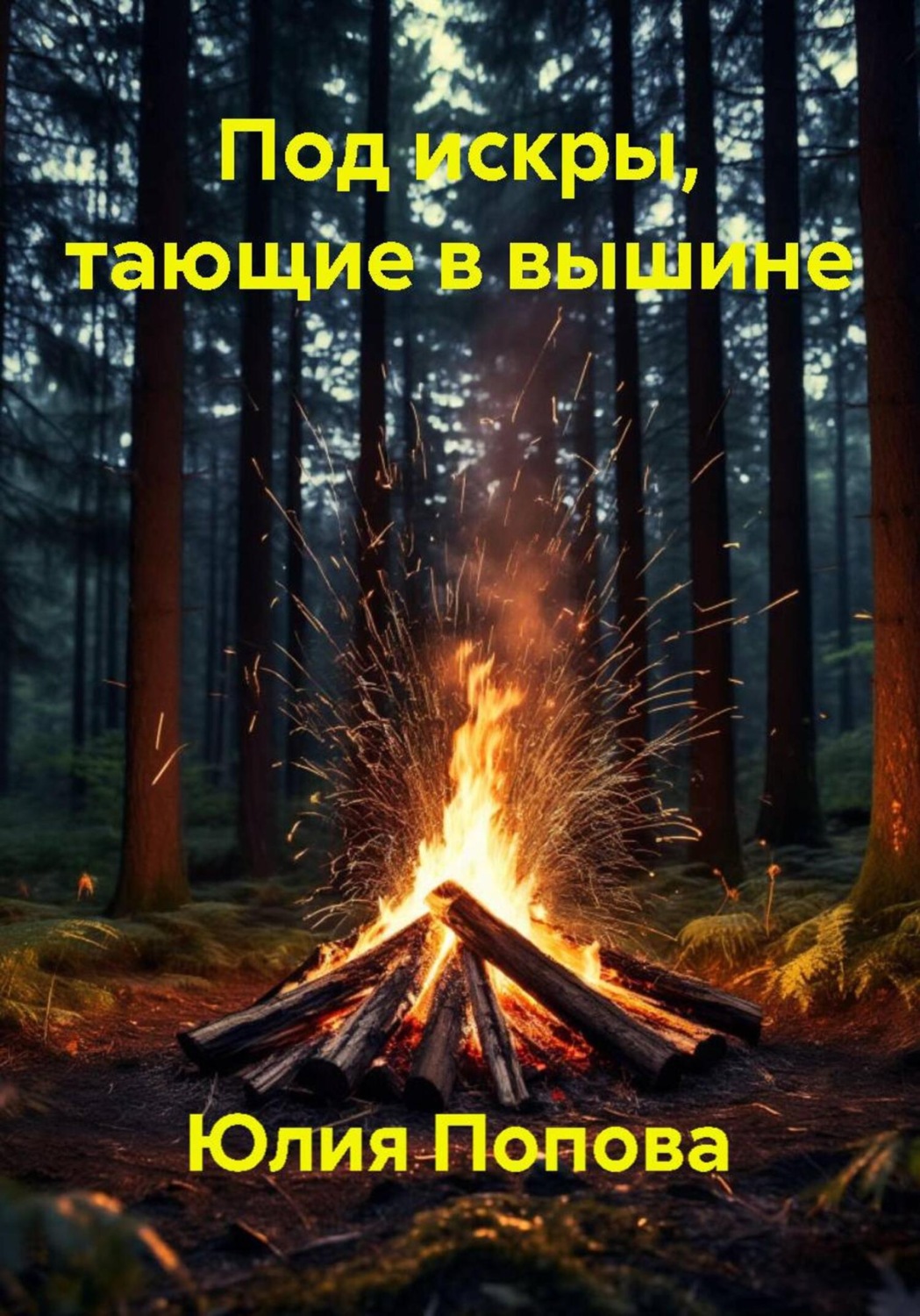 Обложка книги «Под искры, тающие в вышине»