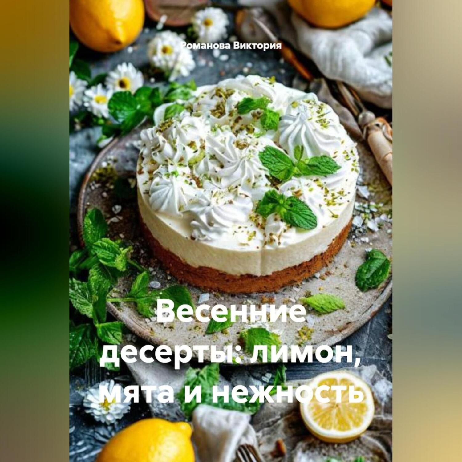 Обложка книги «Весенние десерты: лимон, мята и нежность»
