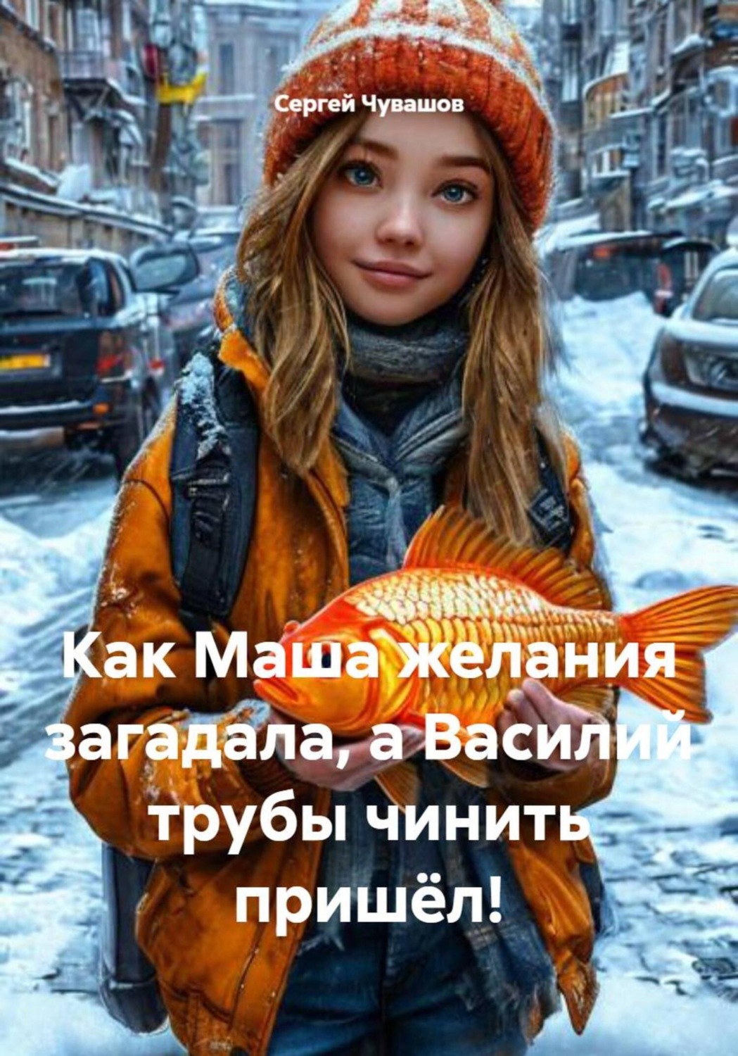 Обложка книги «Как Маша желания загадала, а Василий трубы чинить пришёл!»