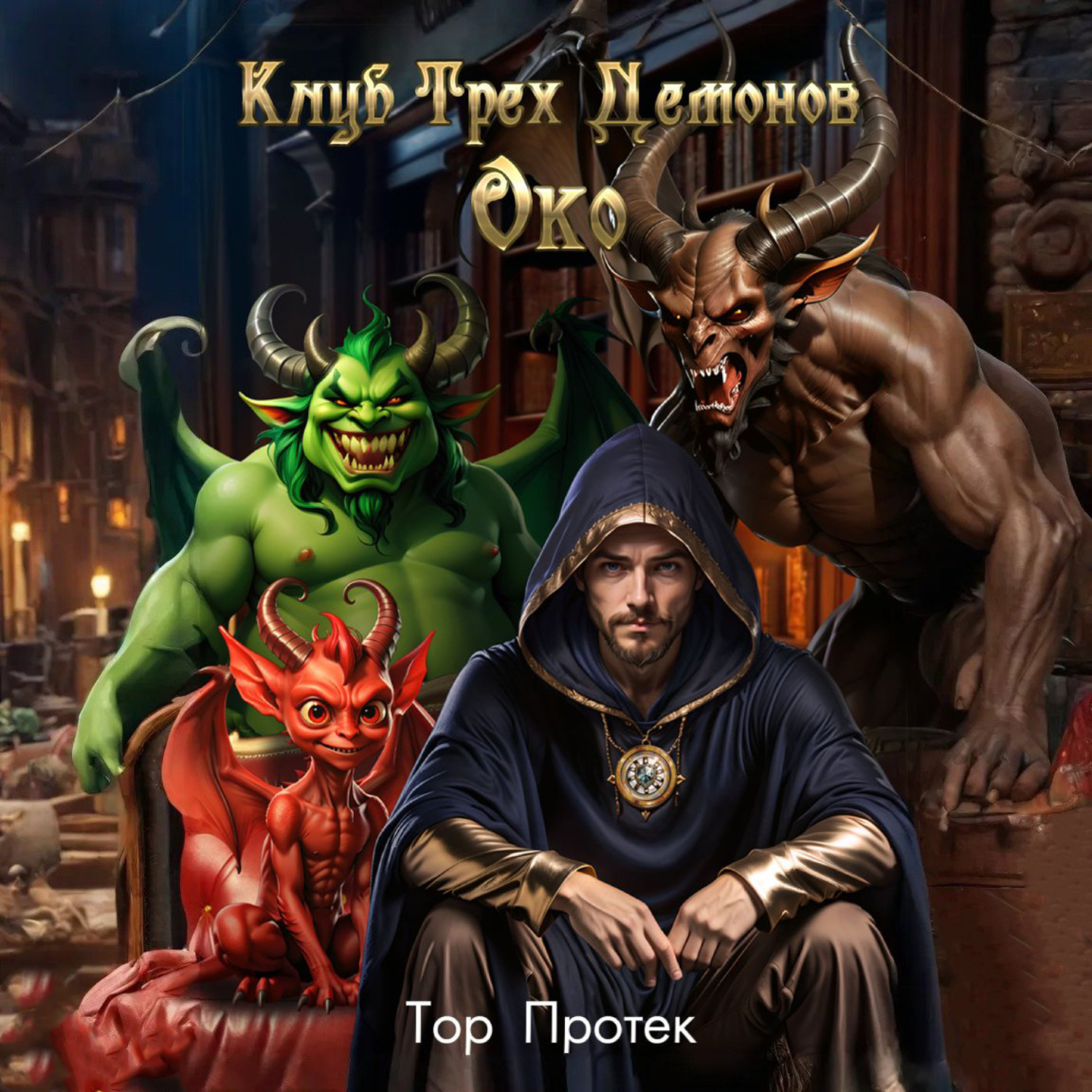 Обложка книги «Клуб трех демонов. Око»