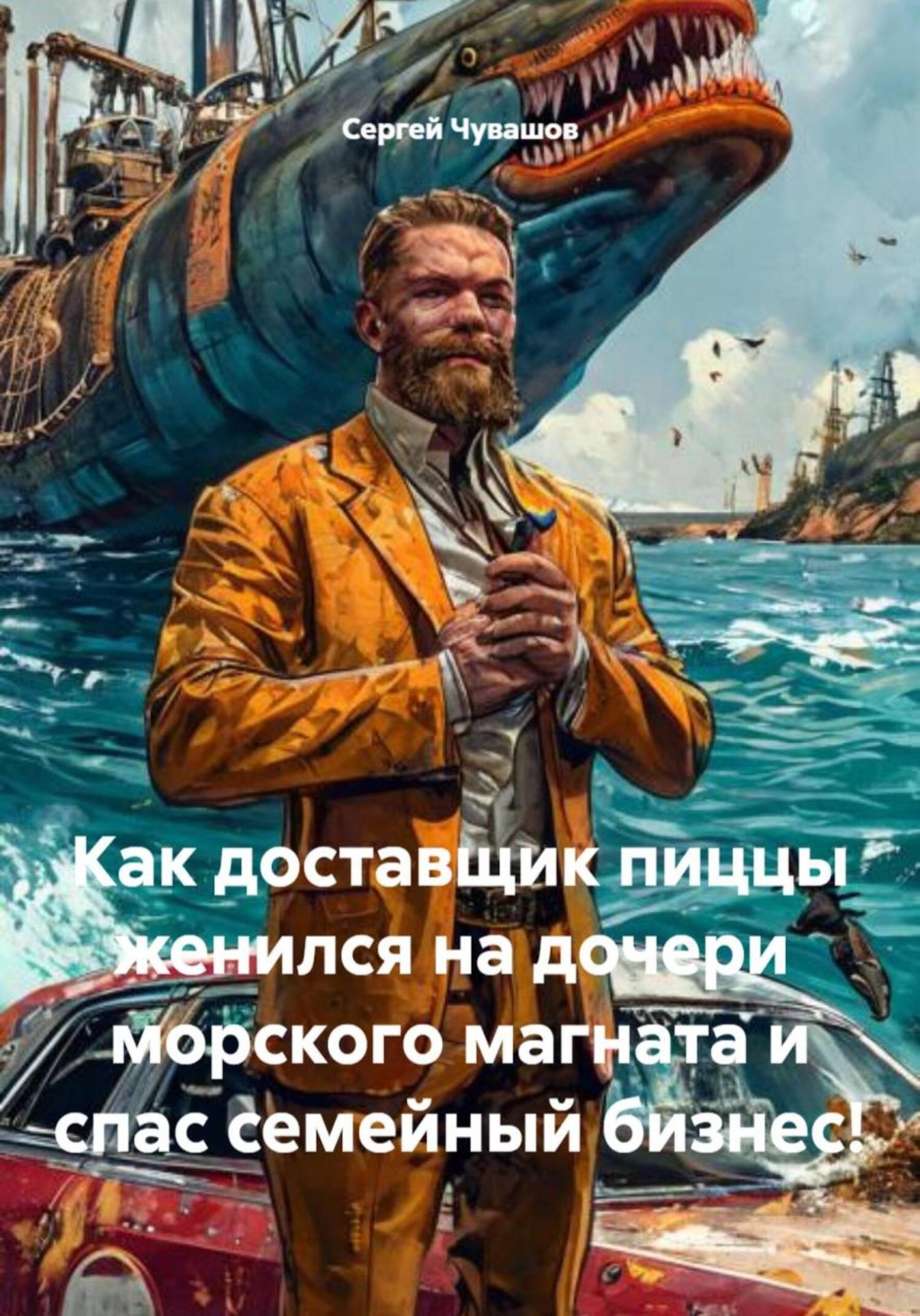 Обложка книги «Как доставщик пиццы женился на дочери морского магната и спас семейный бизнес!»