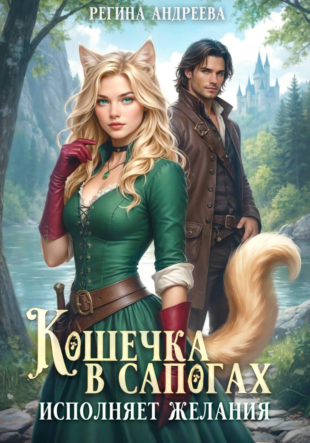 Обложка книги «Кошечка в сапогах исполняет желания»