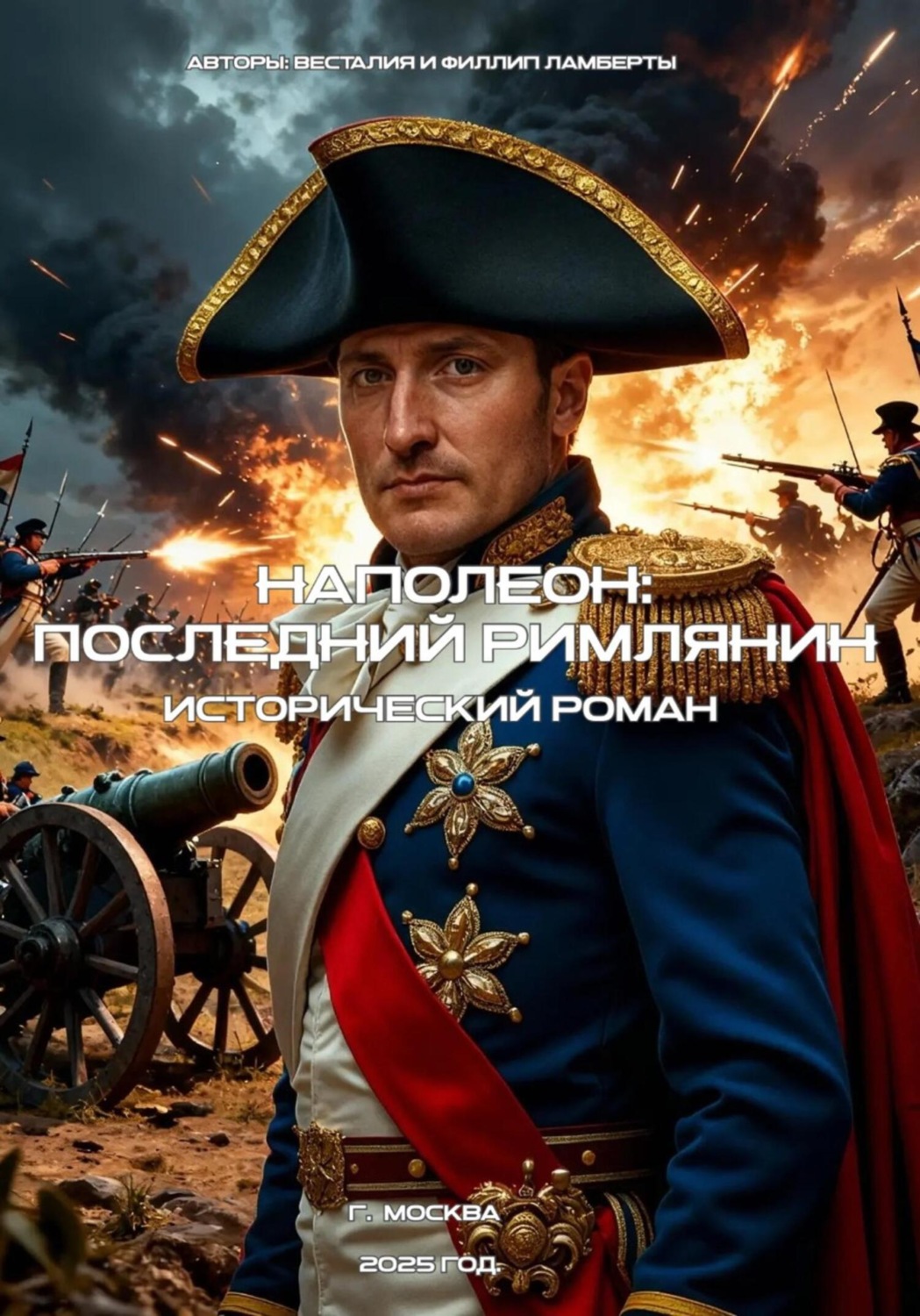 Обложка книги «Наполеон: последний римлянин. Исторический роман»