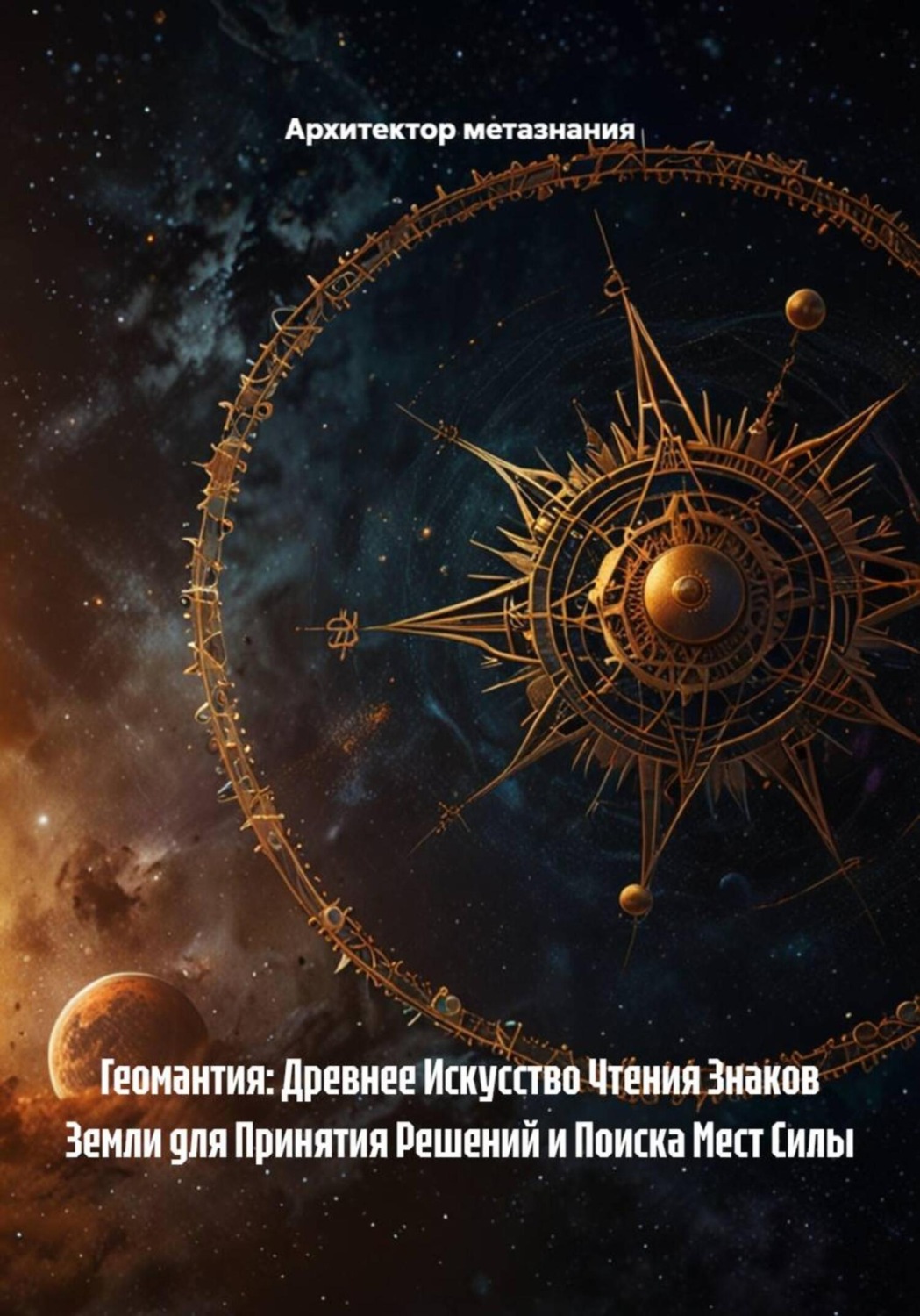 Обложка книги «Геомантия: Древнее Искусство Чтения Знаков Земли для Принятия Решений и Поиска Мест Силы»
