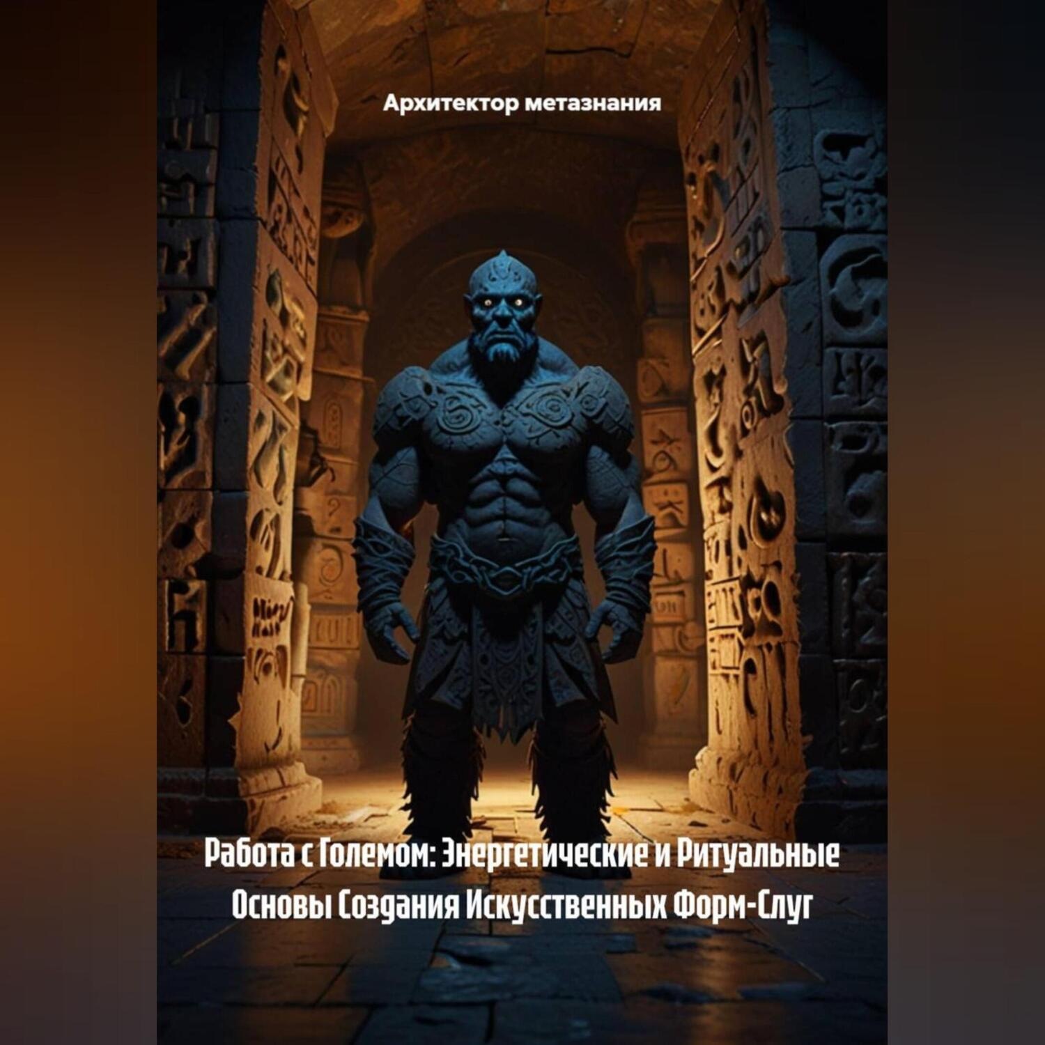 Обложка книги «Работа с Големом: Энергетические и Ритуальные Основы Создания Искусственных Форм-Слуг»