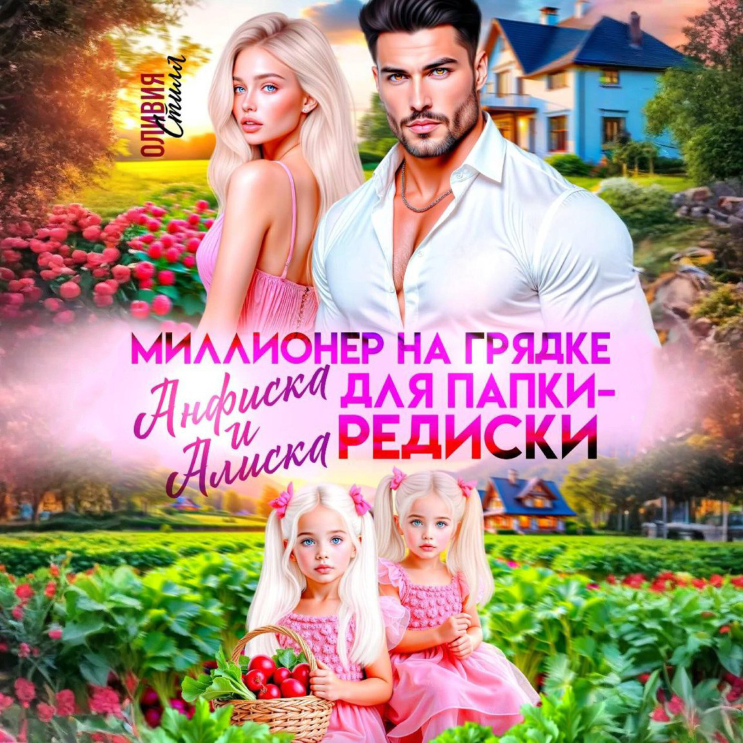 Обложка книги «Миллионер на грядке. Анфиска и Алиска для папки-редиски»