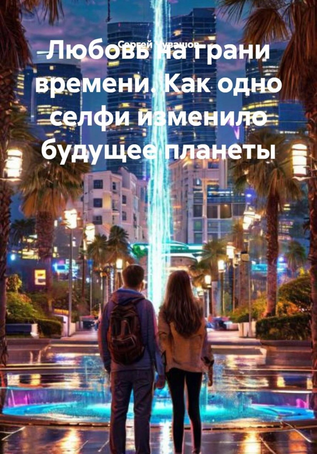 Обложка книги «Любовь на грани времени. Как одно селфи изменило будущее планеты»