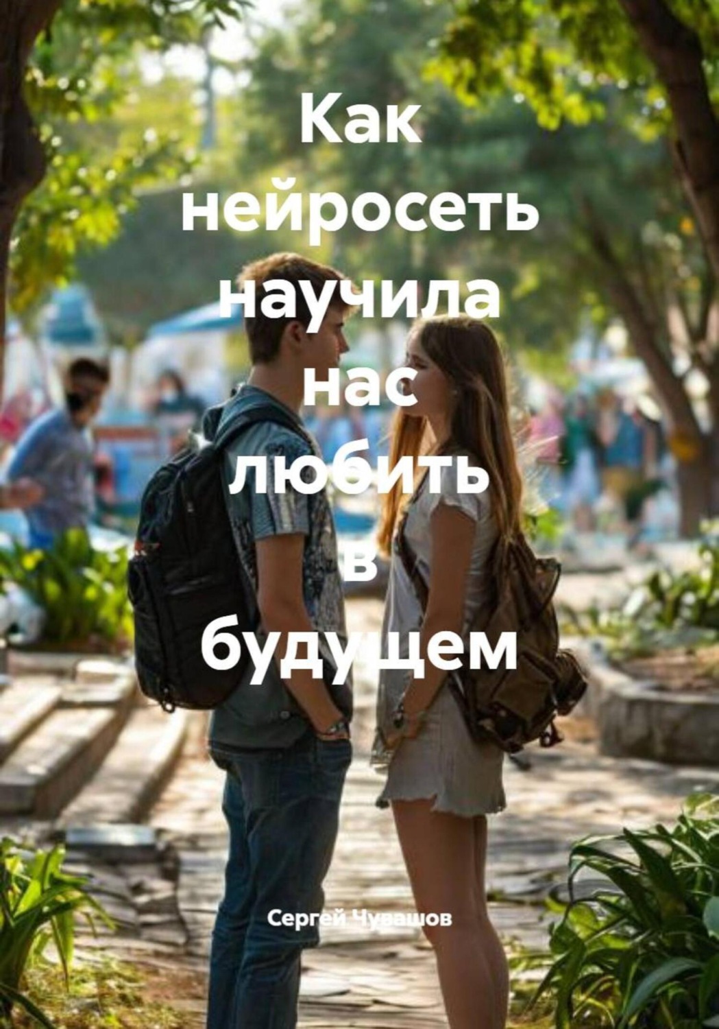 Обложка книги «Как нейросеть научила нас любить в будущем»