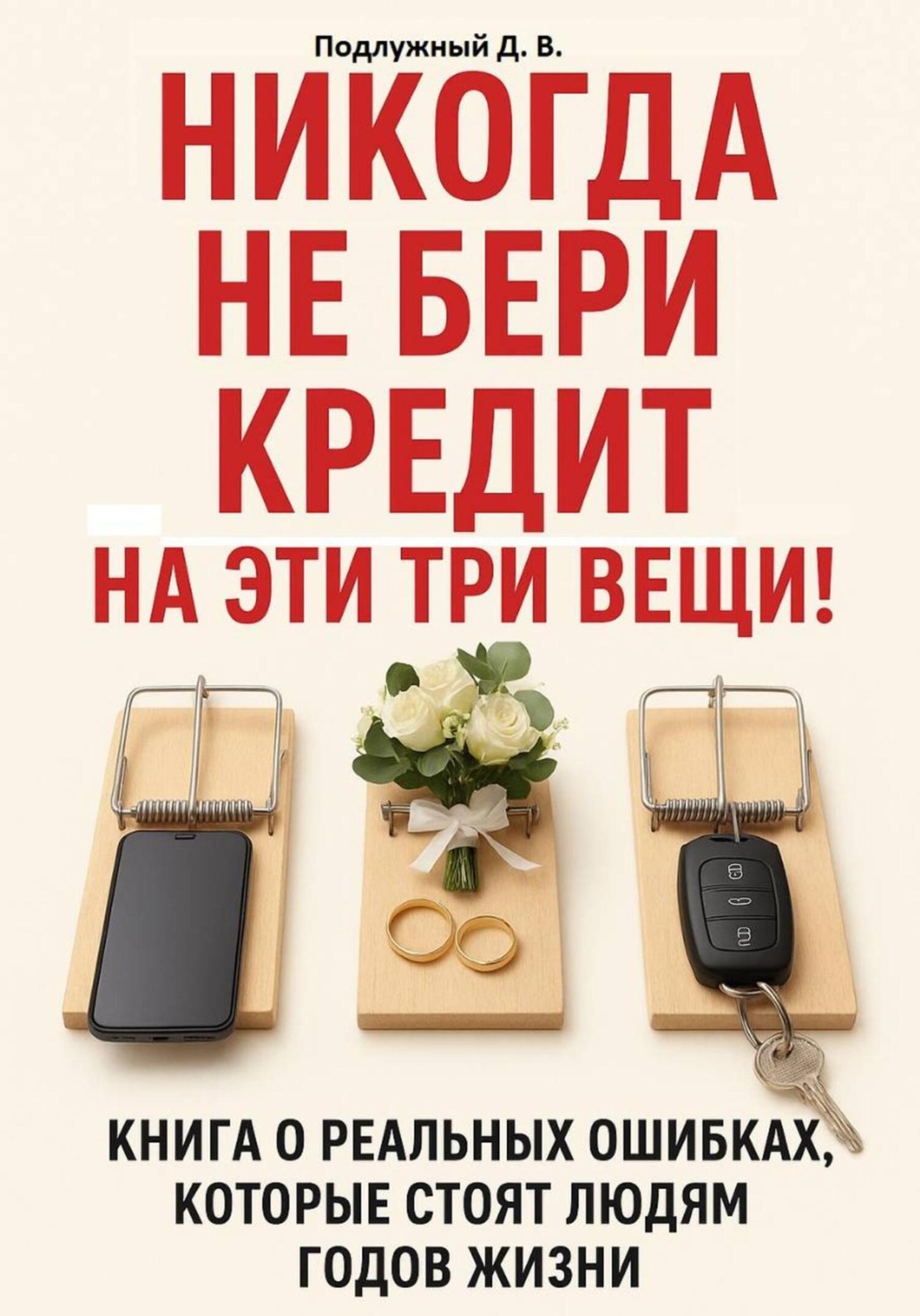 Обложка книги «Никогда не бери кредит на эти три вещи!»