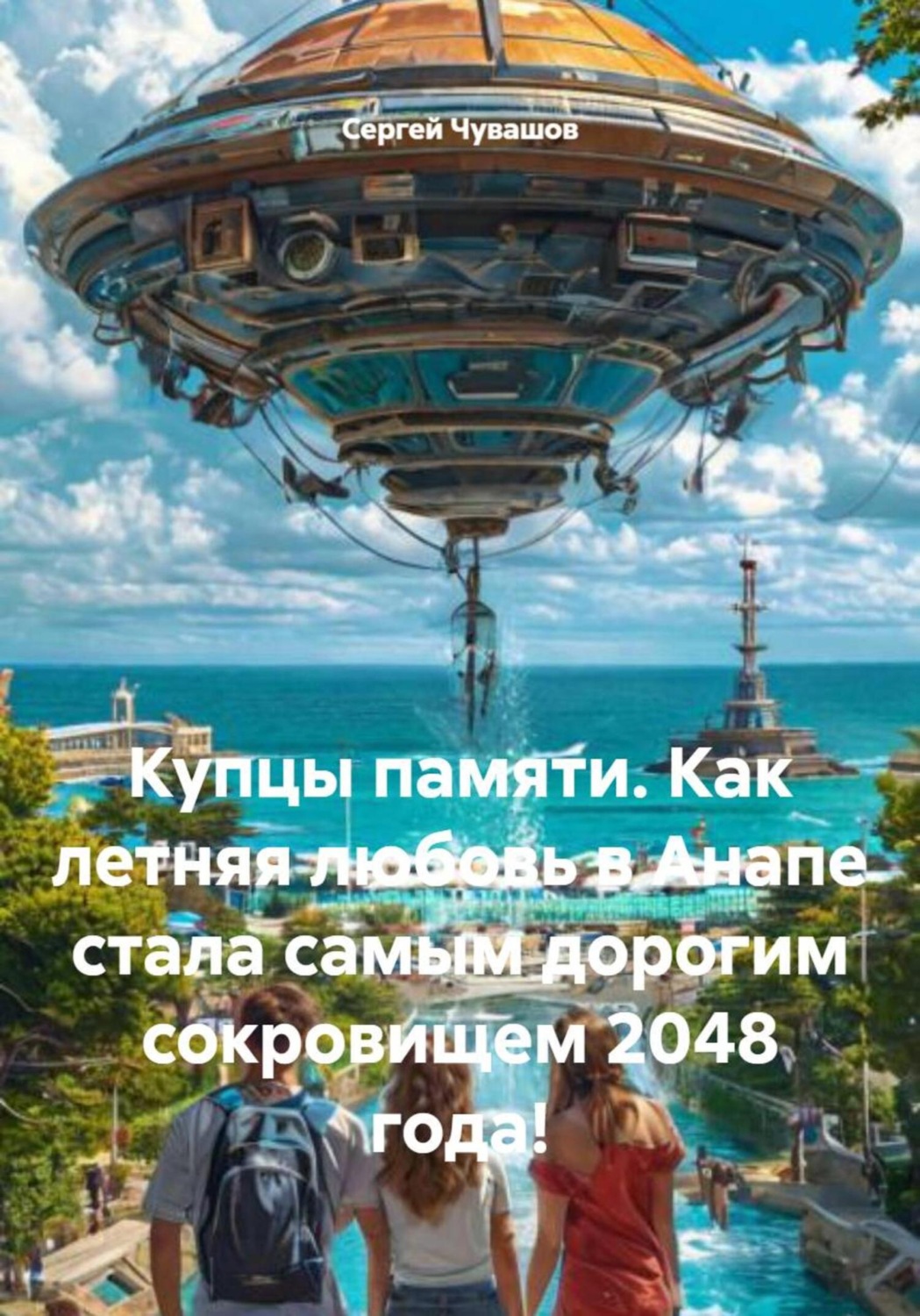 Обложка книги «Купцы памяти. Как летняя любовь в Анапе стала самым дорогим сокровищем 2048 года!»