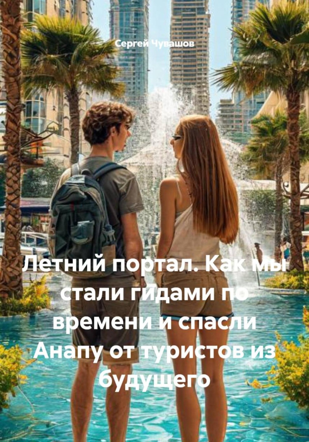 Обложка книги «Летний портал. Как мы стали гидами по времени и спасли Анапу от туристов из будущего»