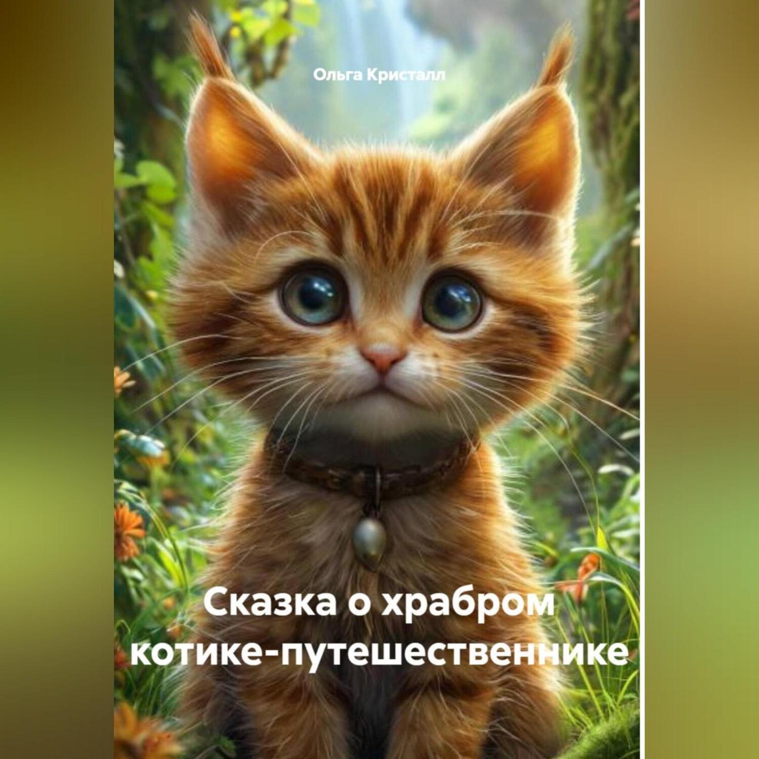 Обложка книги «Сказка о храбром котике-путешественнике.»
