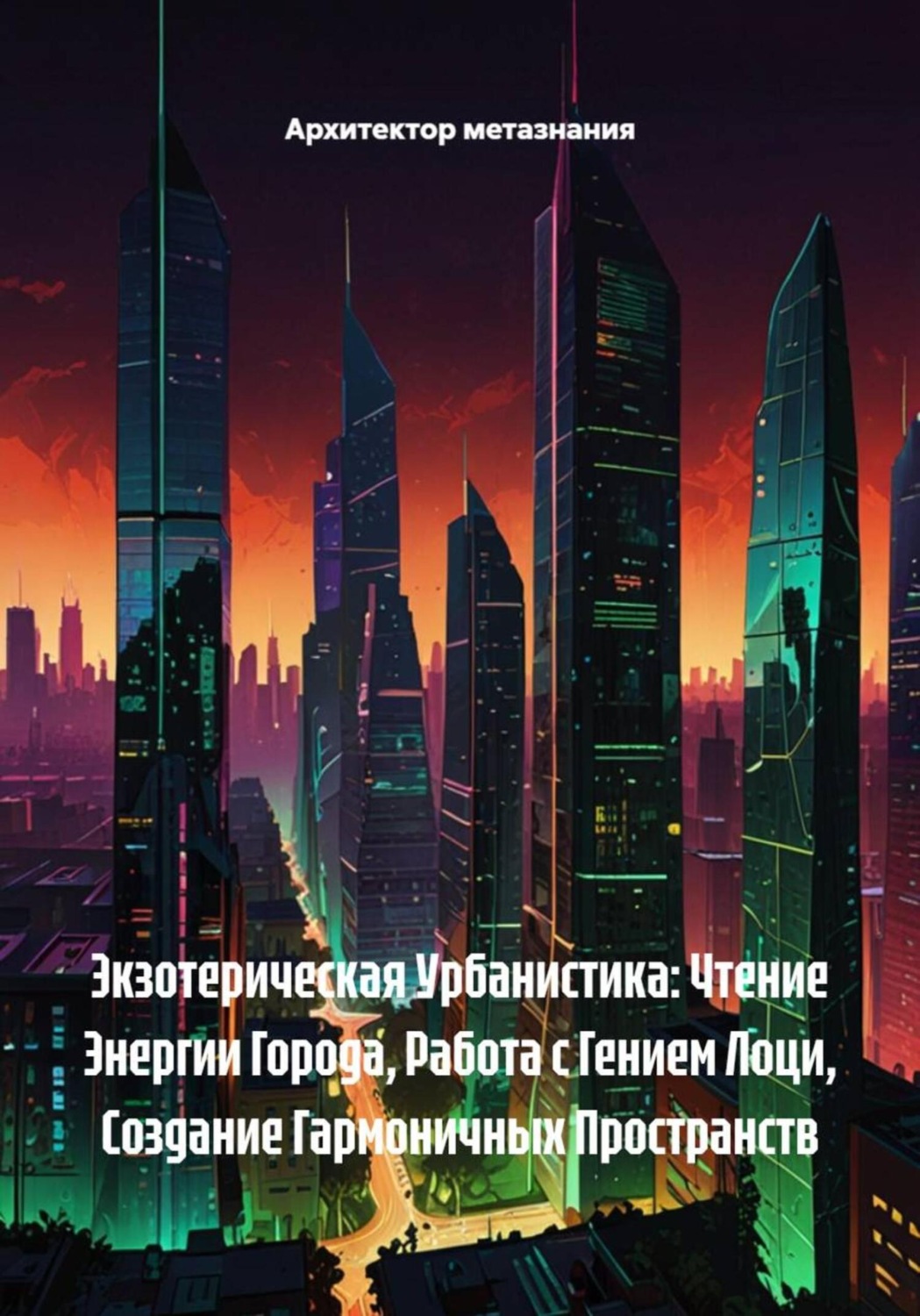 Обложка книги «Экзотерическая Урбанистика: Чтение Энергии Города, Работа с Гением Лоци, Создание Гармоничных Пространств»