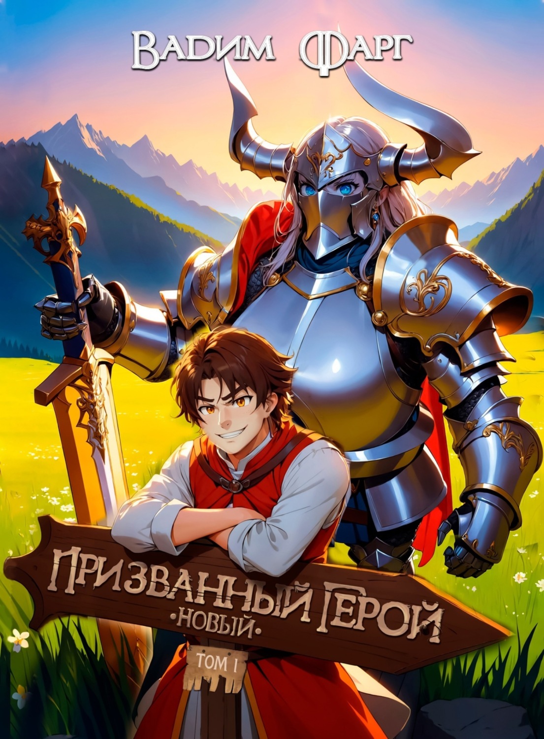 Обложка книги «Новый Призванный Герой»
