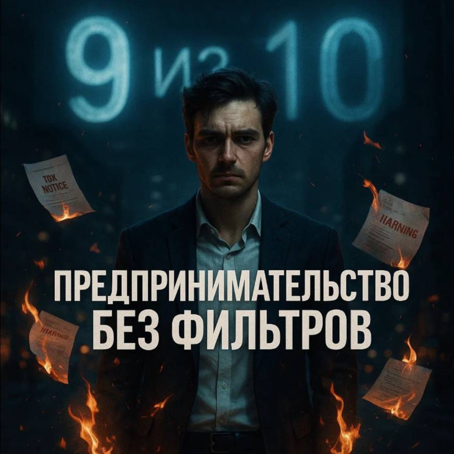 Обложка книги «Предпринимательство без фильтров: почему 9 из 10 сгорают ещё до налоговой»