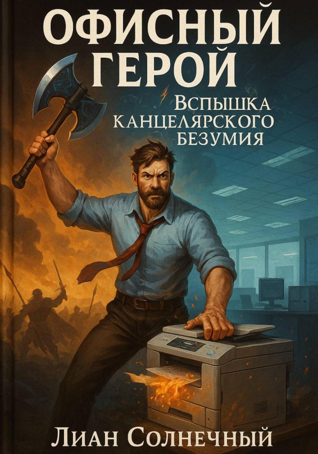 Обложка книги «Офисный герой. Вспышка канцелярского безумия»
