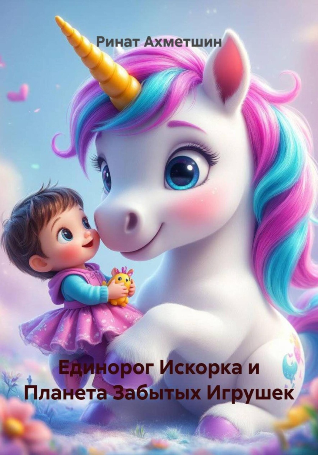 Обложка книги «Единорог Искорка и Планета Забытых Игрушек»