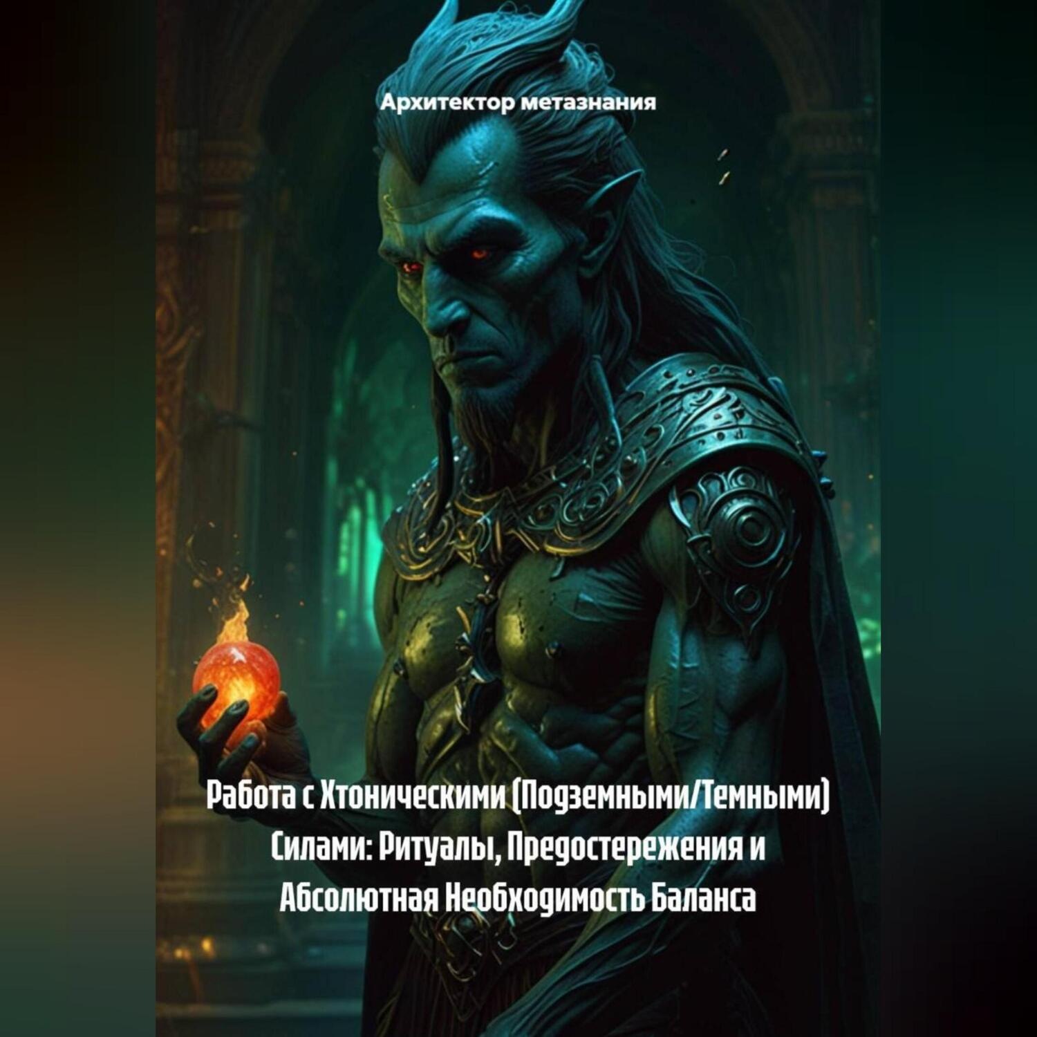 Обложка книги «Работа с Хтоническими (Подземными/Темными) Силами: Ритуалы, Предостережения и Абсолютная Необходимость Баланса»