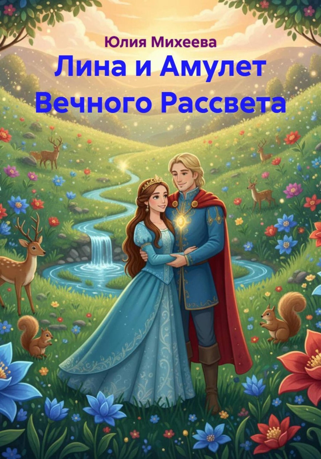Обложка книги «Лина и Амулет Вечного Рассвета»