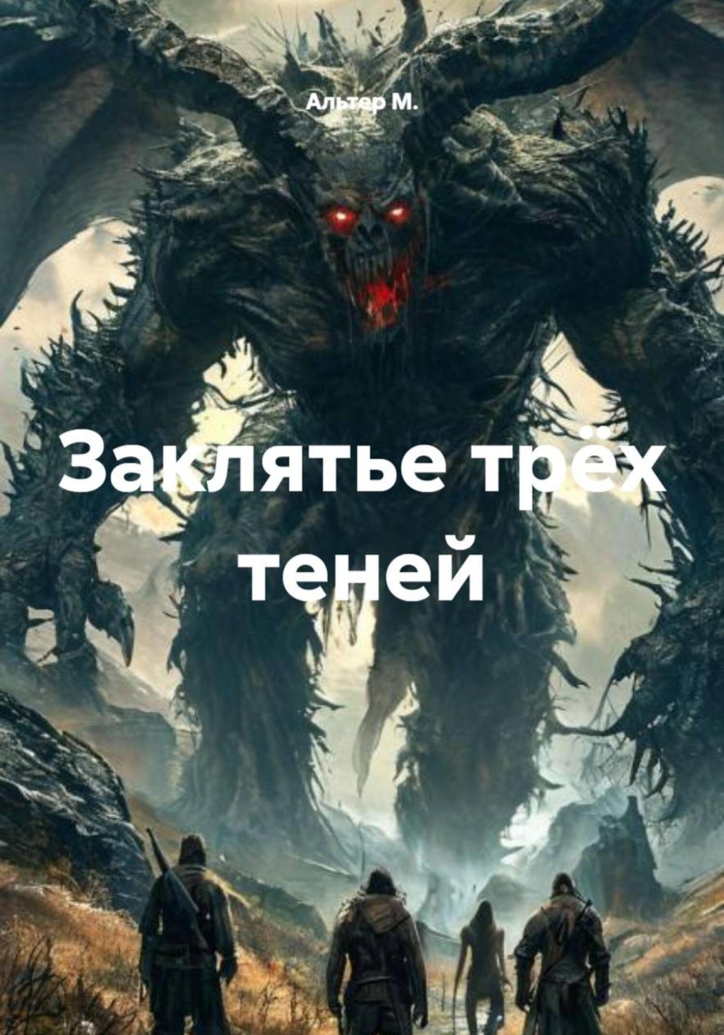 Обложка книги «Заклятье трёх теней»
