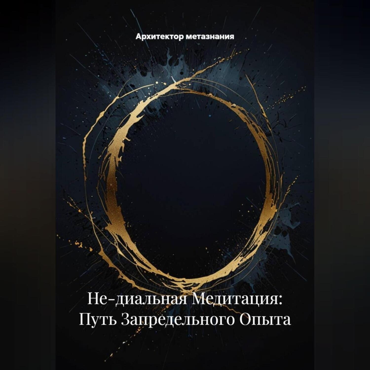 Обложка книги «Не-диальная Медитация: Путь Запредельного Опыта»