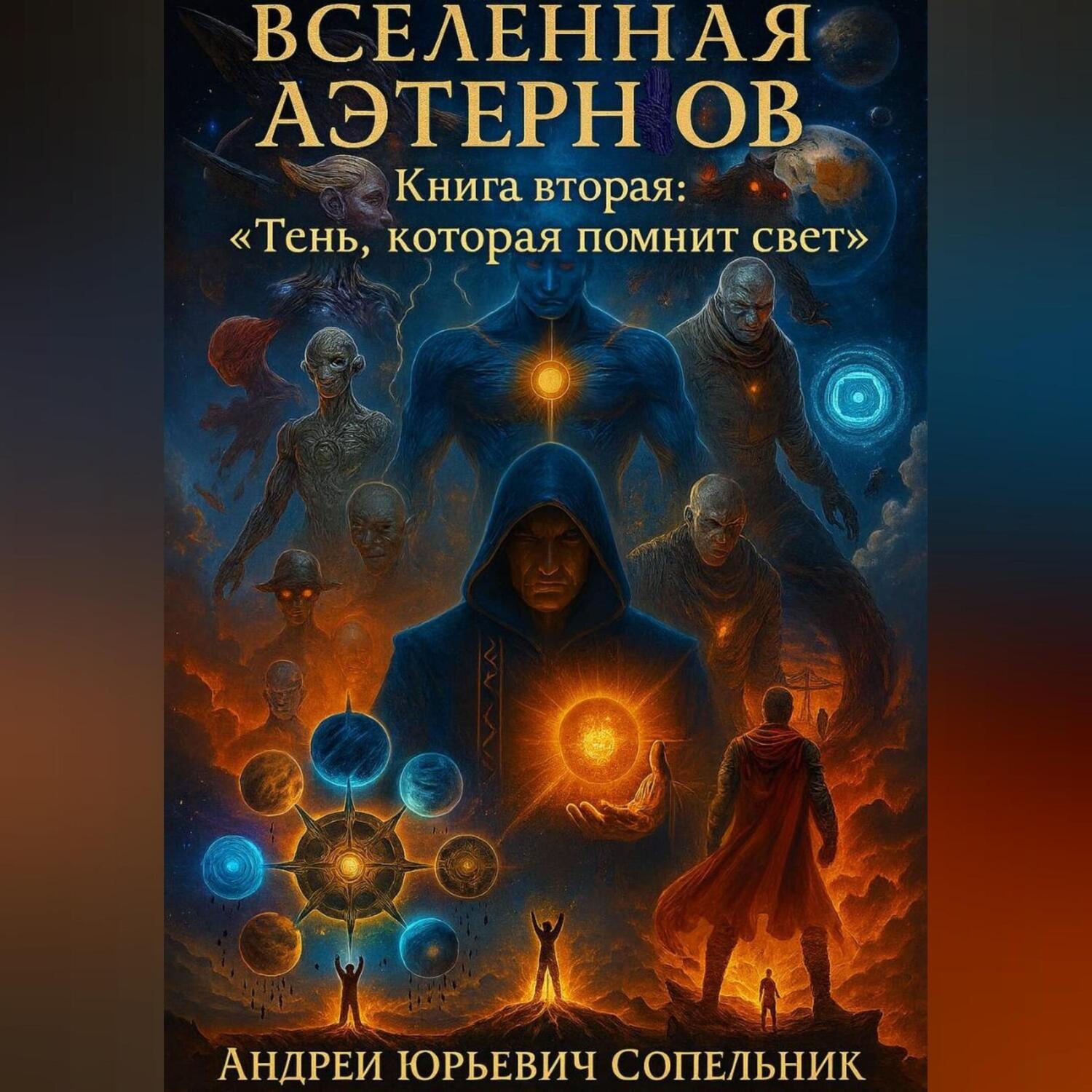 Обложка книги «ВСЕЛЕННАЯ АЭТЕРНОВ. Книга вторая: «Тень, которая помнит свет».»