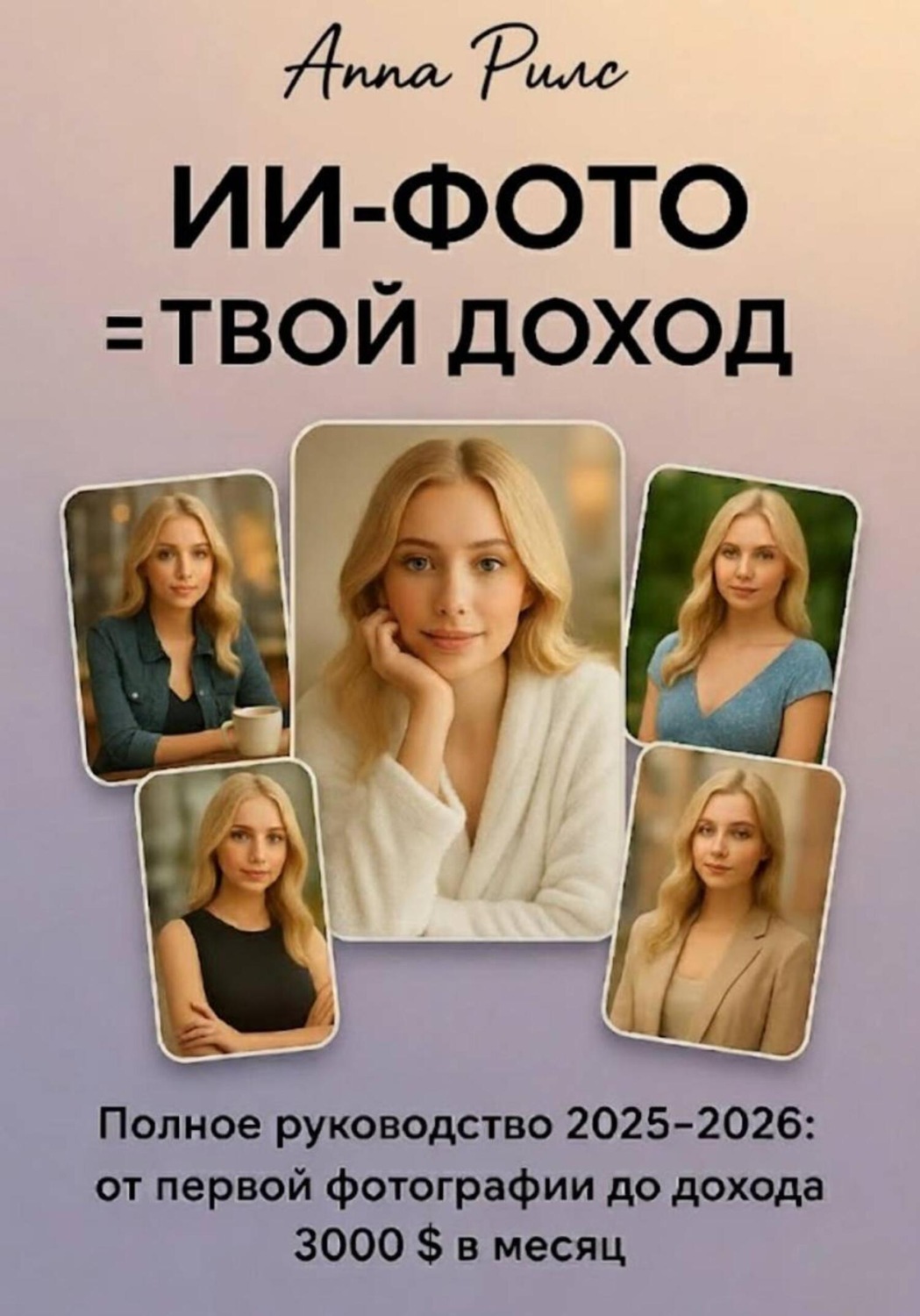 Обложка книги «ИИ-фото – твой доход»