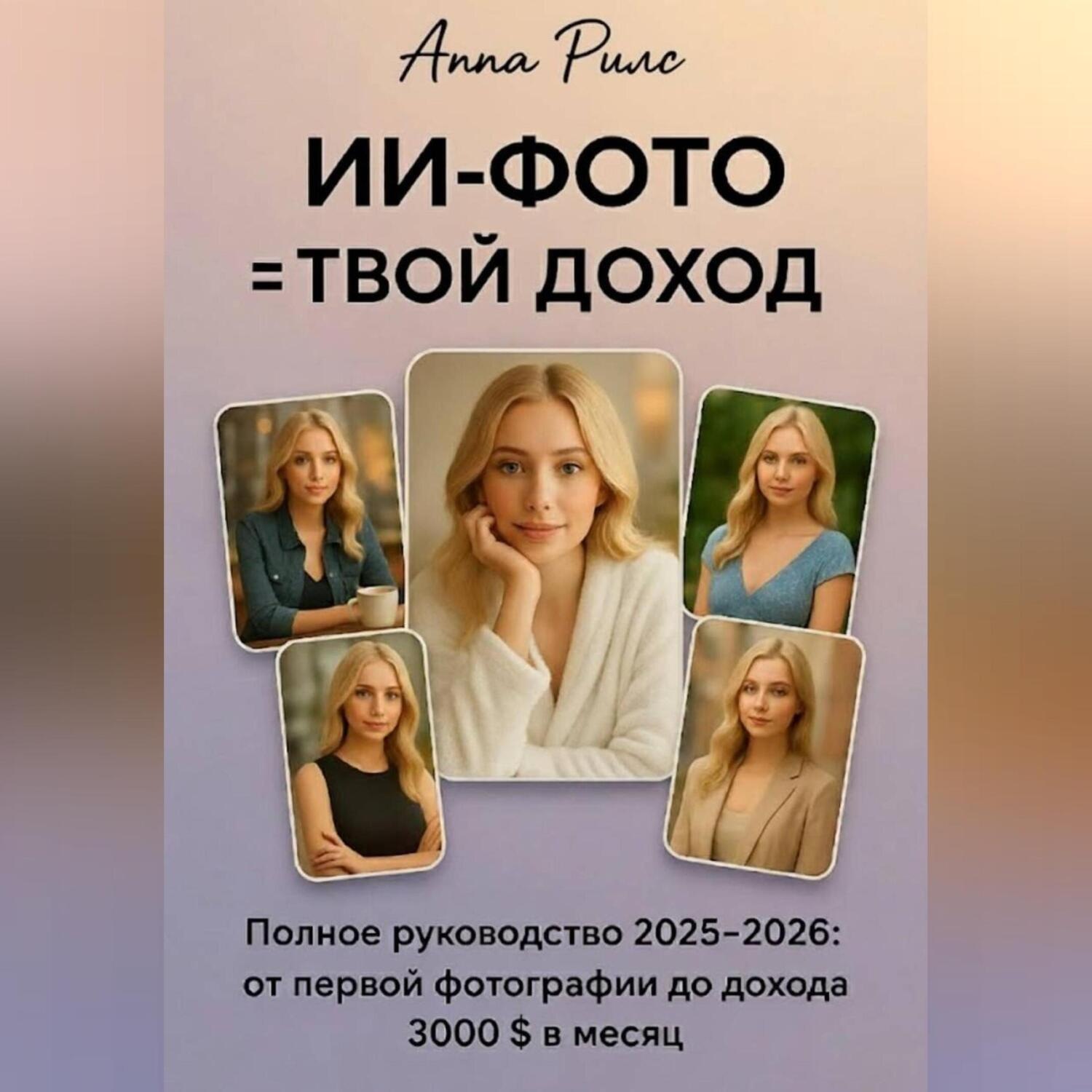 Обложка книги «ИИ-фото = твой доход»