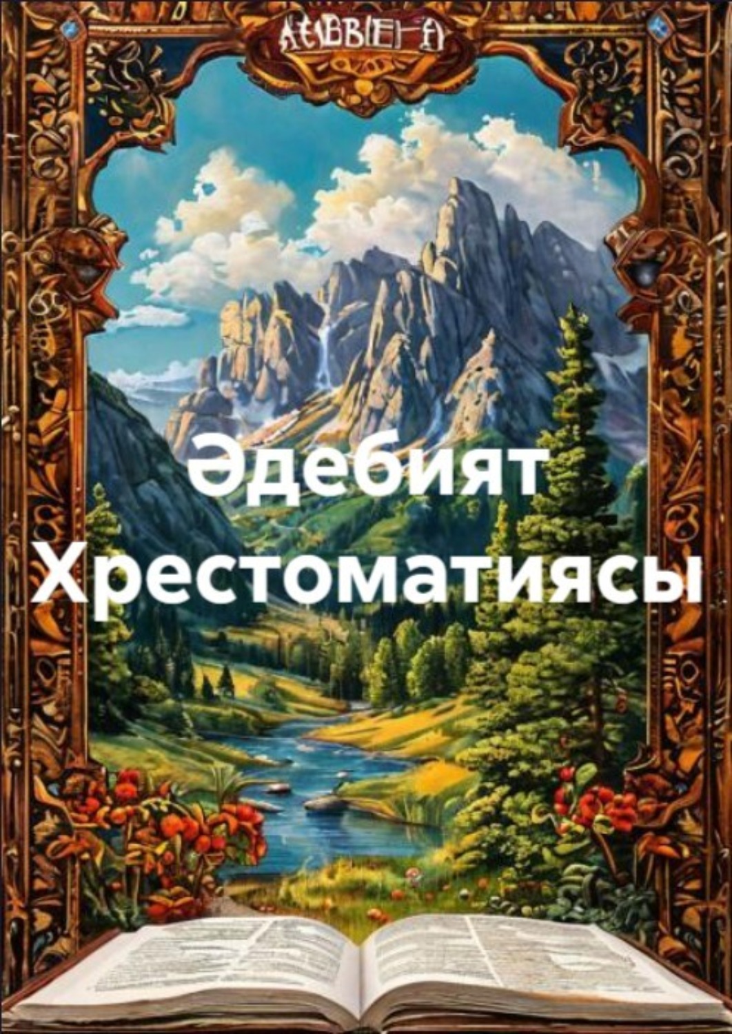 Обложка книги «Әдебият Хрестоматиясы»