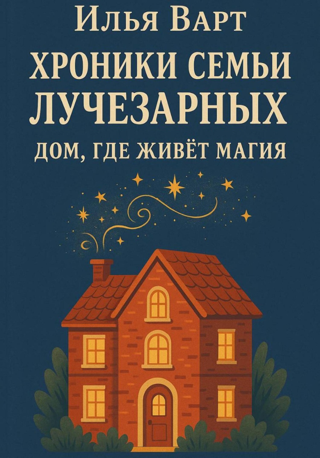 Обложка книги «Хроники семьи Лучезарных. Дом, где живет магия»